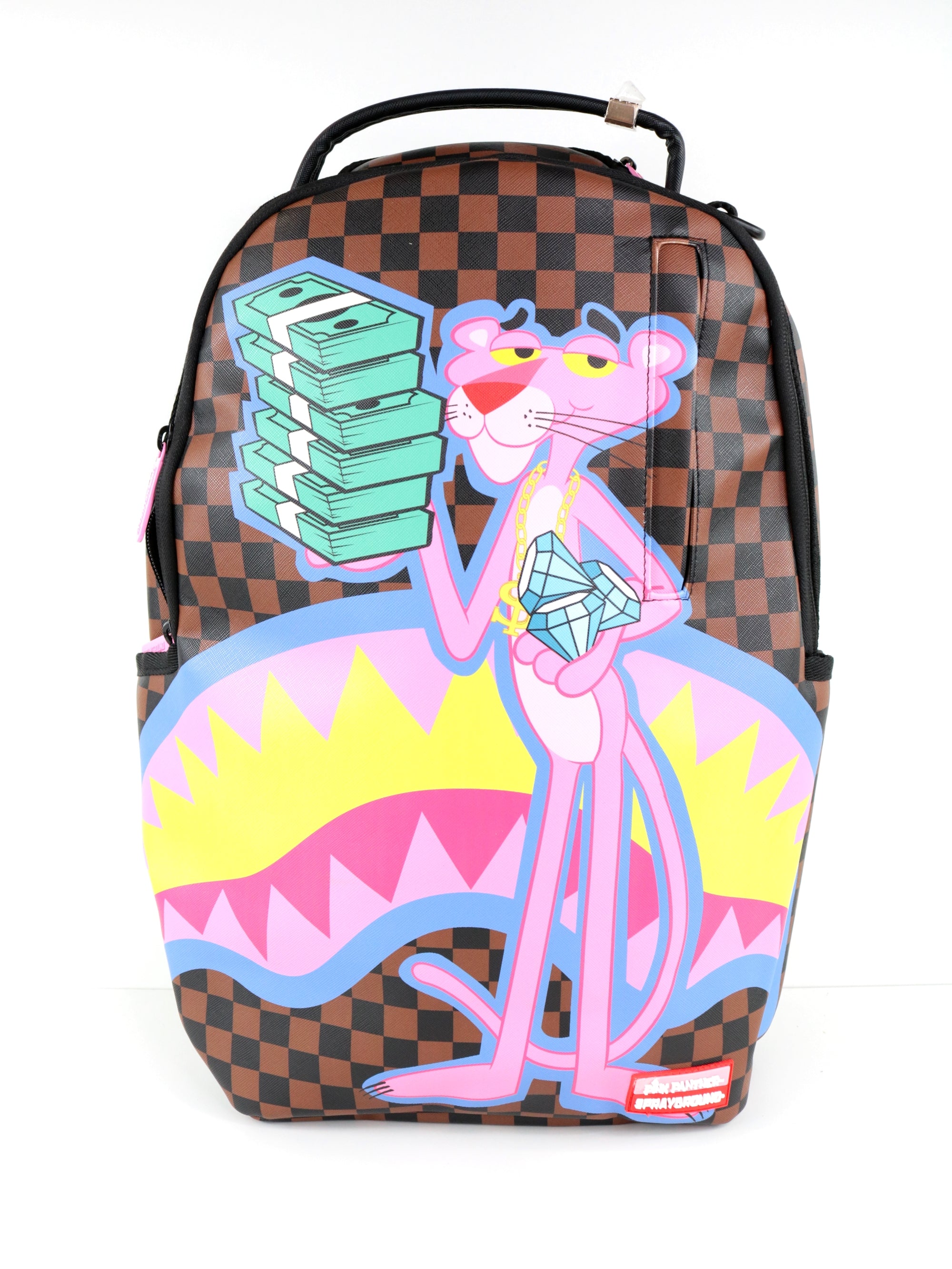 Zaino SPRAYGROUND Unisex pink panther holding money stack Multicolore