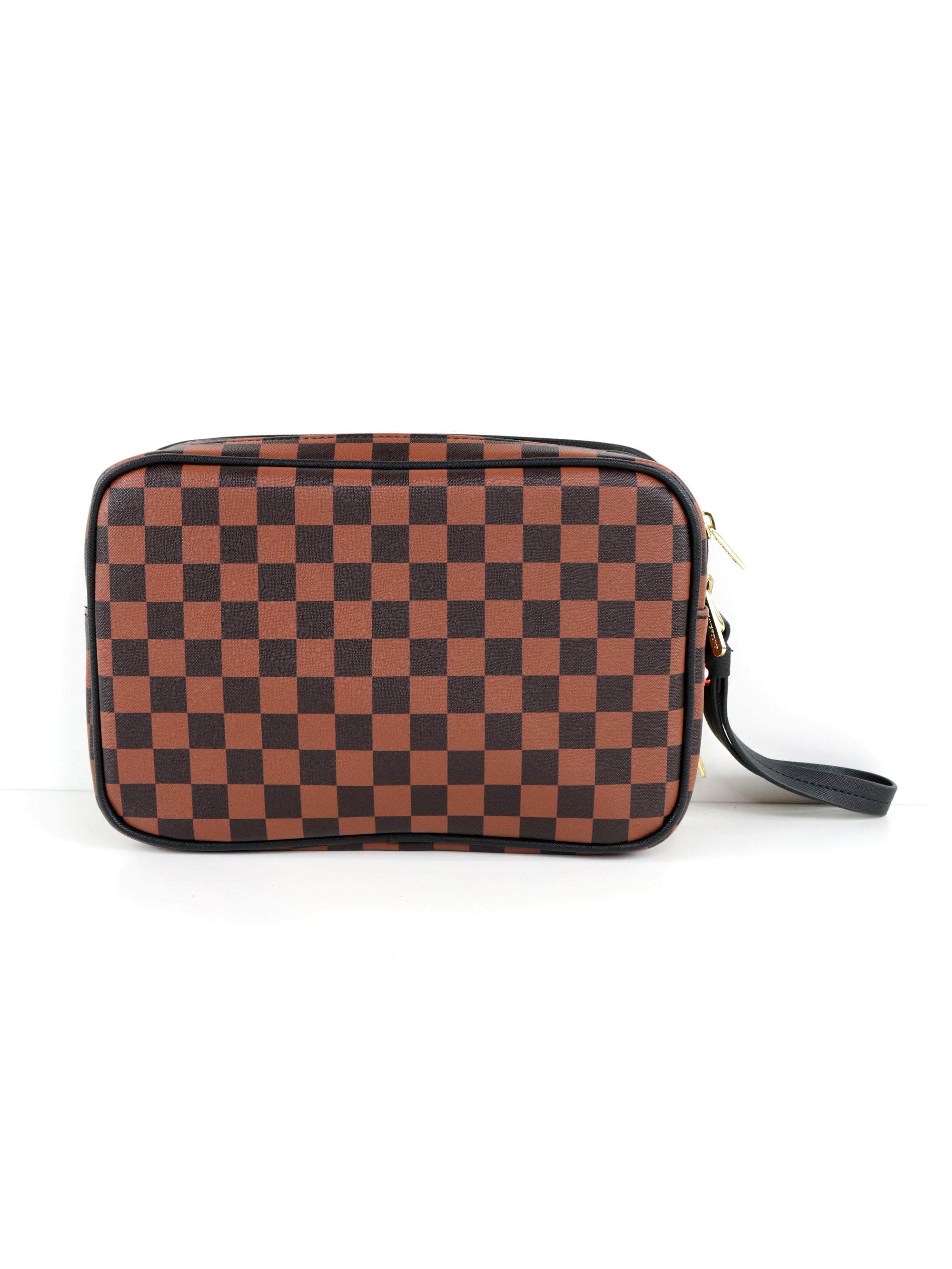 Pochette SPRAYGROUND Unisex sip lenticular chomp toiletry brick Marrone