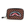 Pochette SPRAYGROUND Unisex sip lenticular chomp toiletry brick Marrone