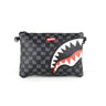 Pochette SPRAYGROUND Unisex drip check shark cross clutch stra Nero