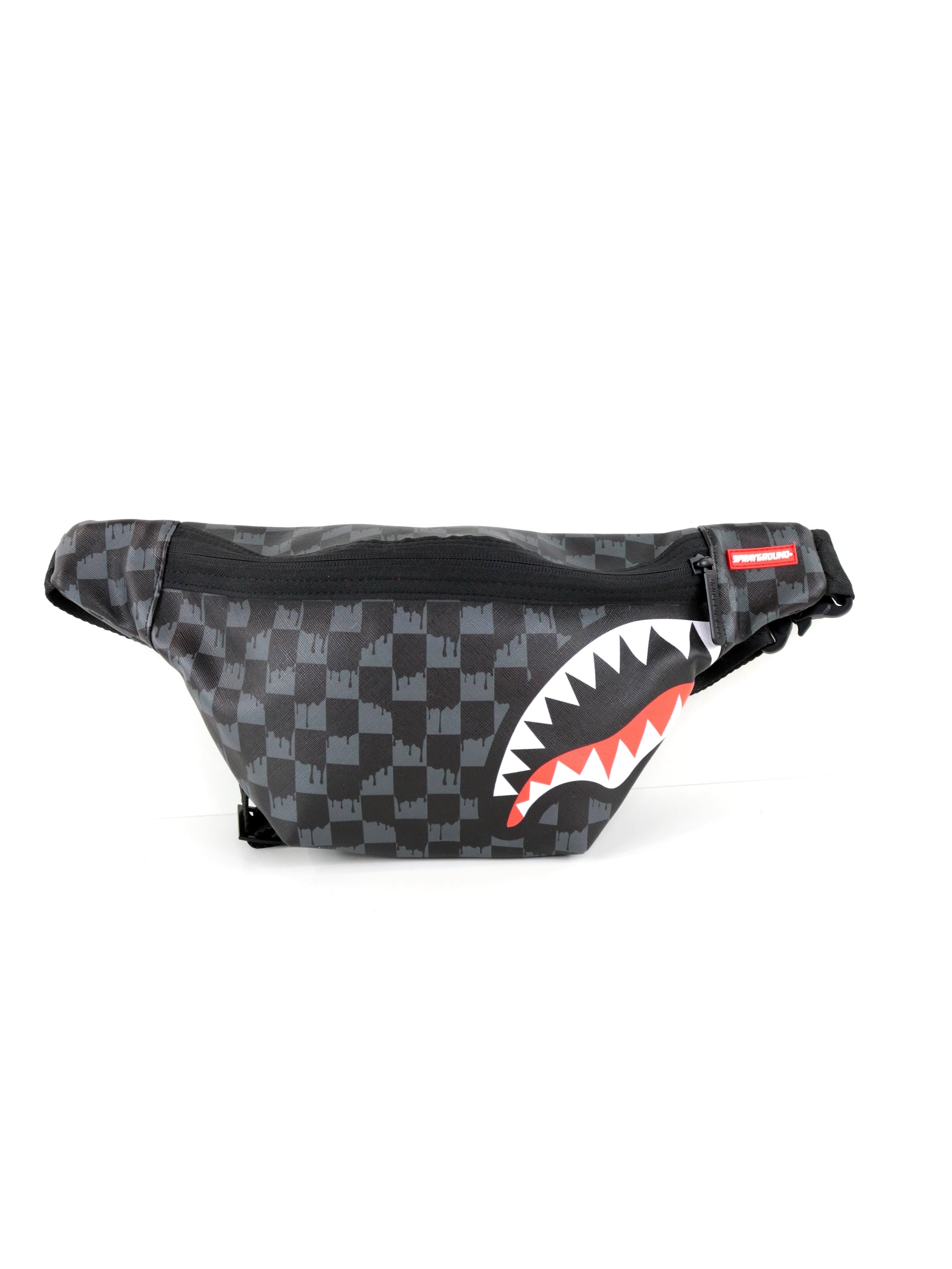 Marsupio SPRAYGROUND Unisex drip check shark crossbody savvy Nero