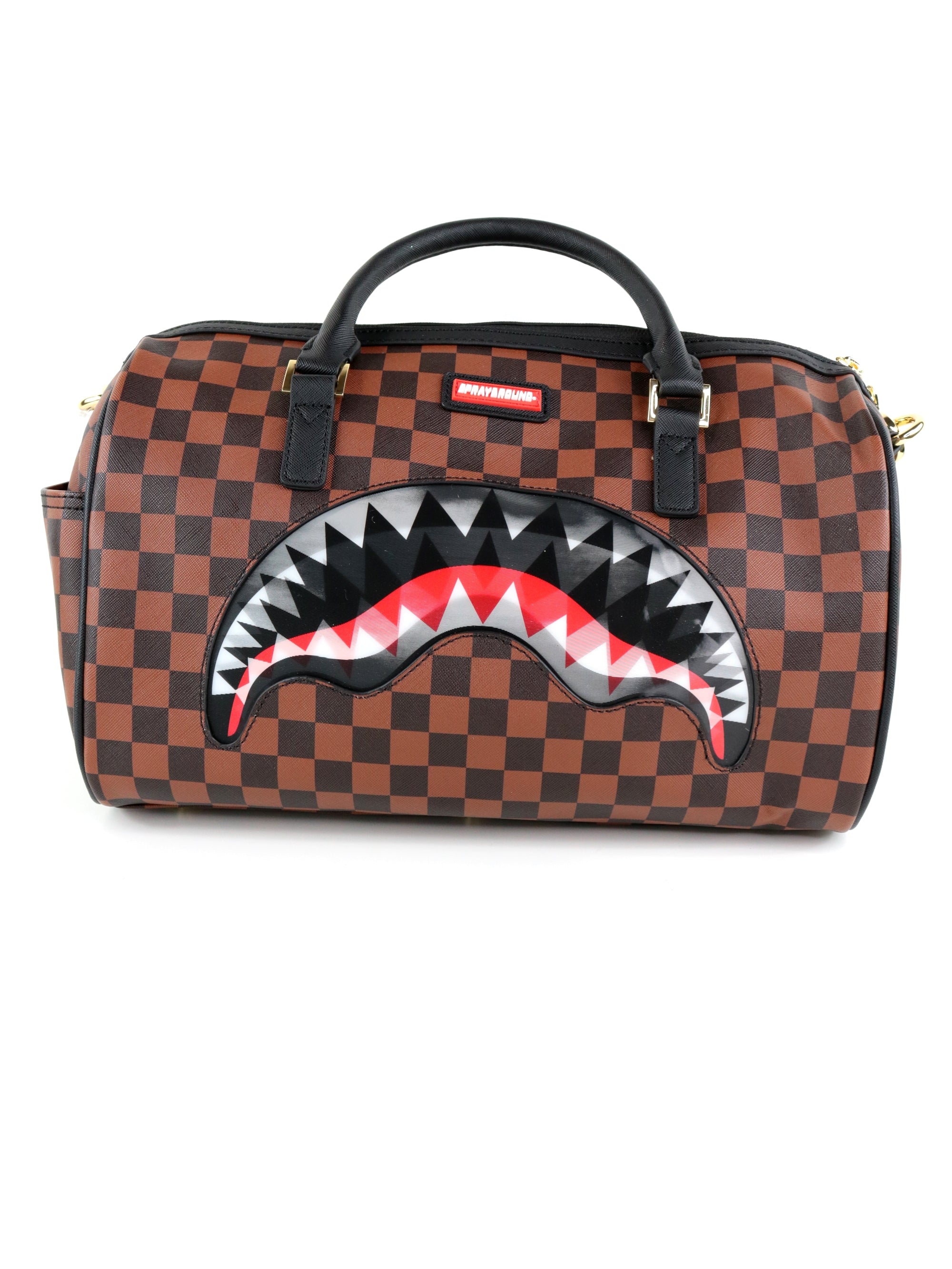 Borsa SPRAYGROUND Donna sip lenticular chomp mini duffle Marrone