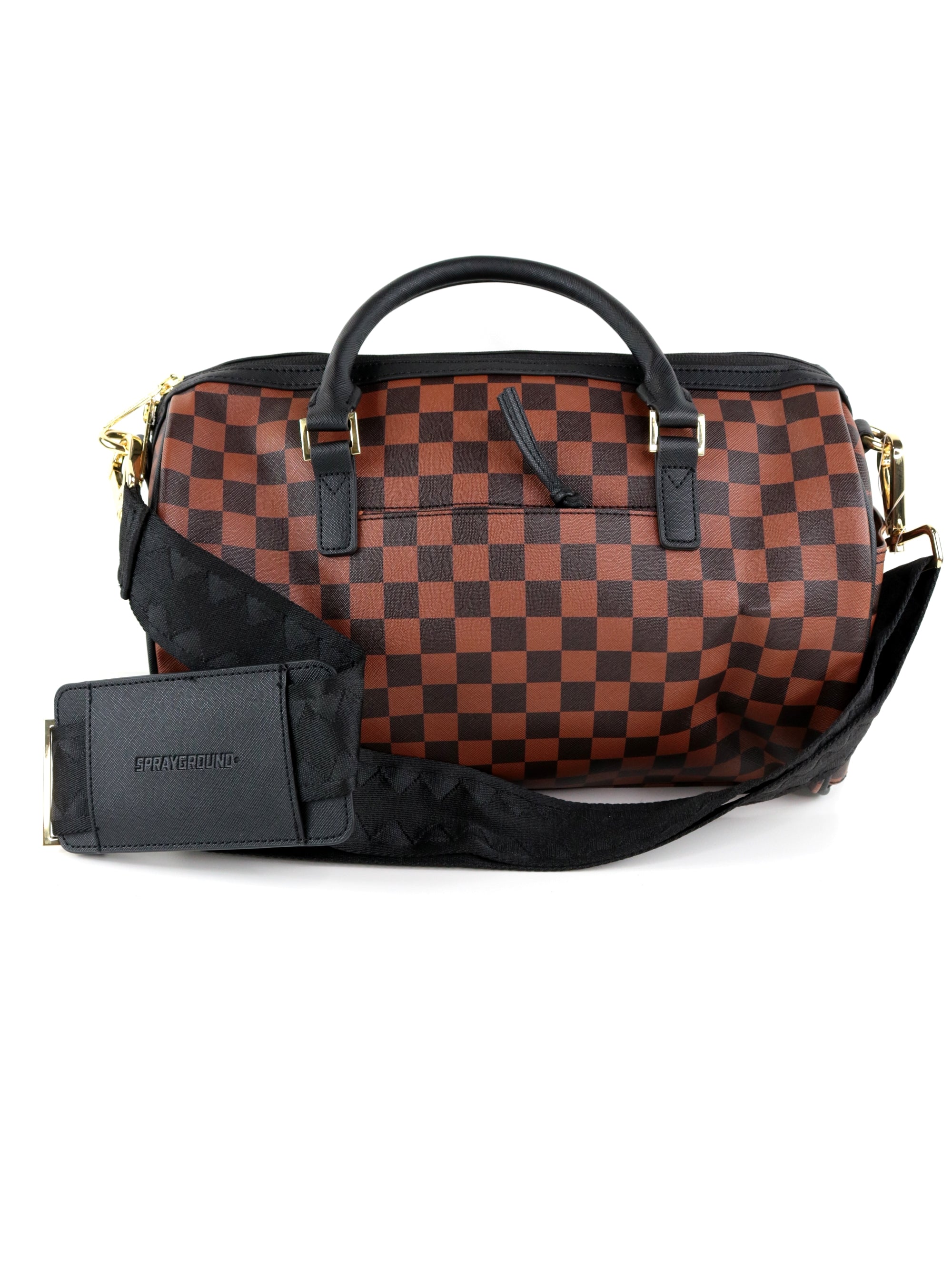 Borsa SPRAYGROUND Donna sip lenticular chomp mini duffle Marrone