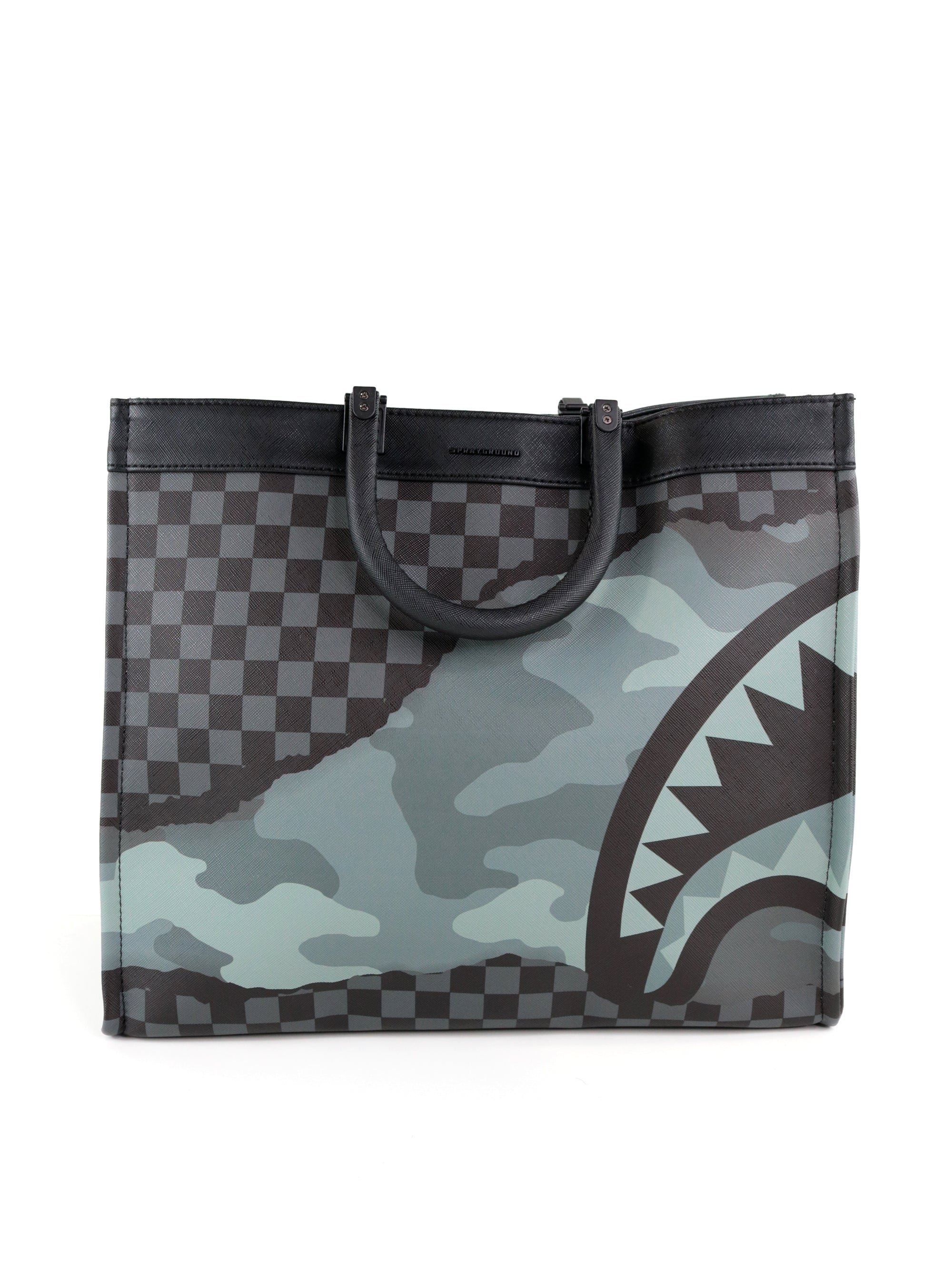 Borsa SPRAYGROUND Donna split up camo tear tortuga tote Nero