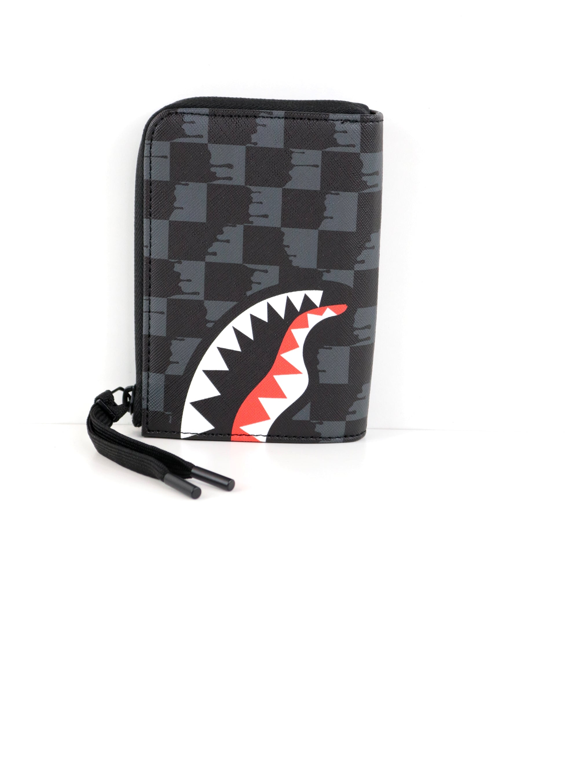 Pochette SPRAYGROUND Unisex drip check shark wallet Nero