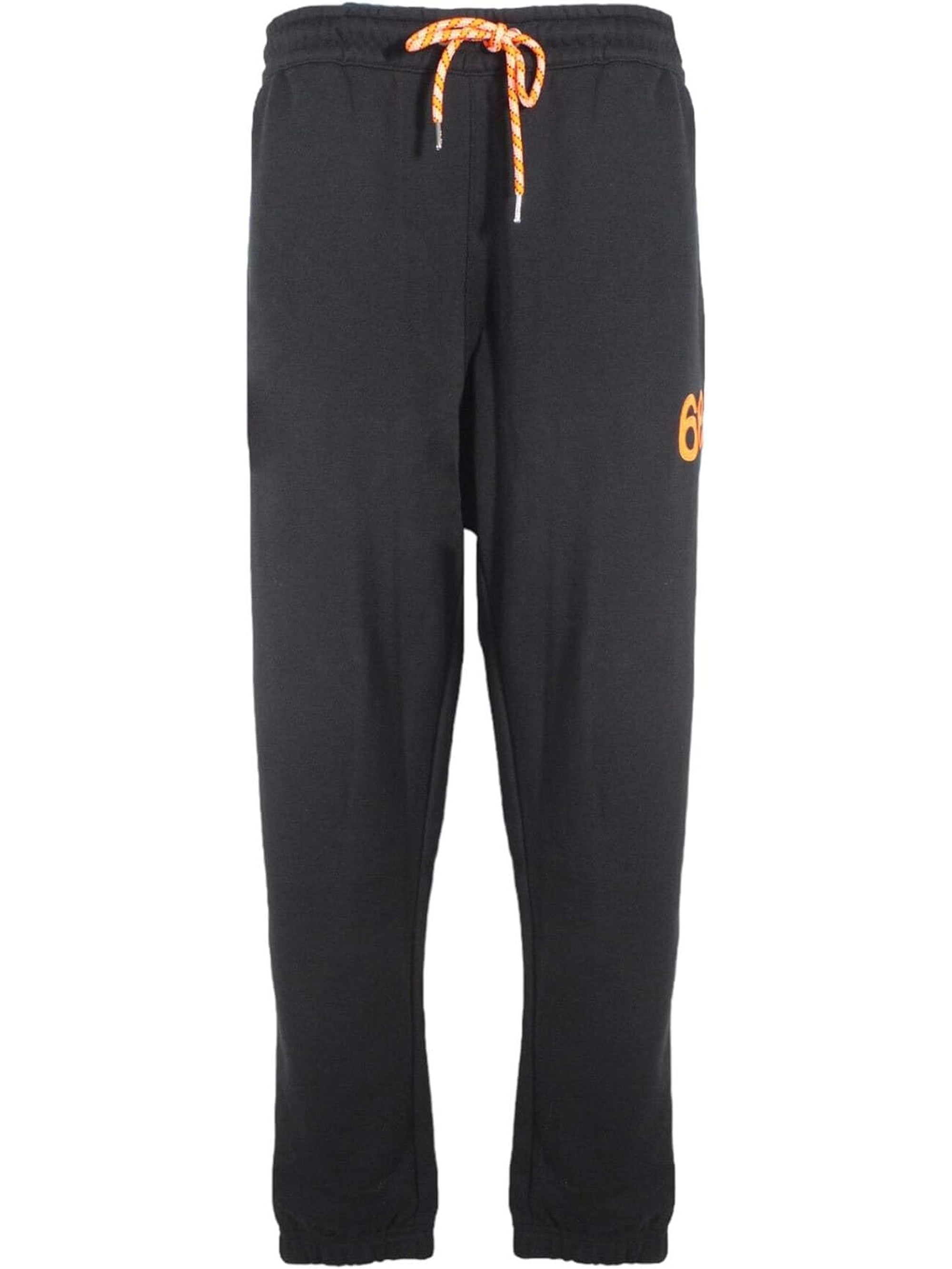 Pantalone Felpa SUN 68 Uomo PATCH FLUO COTTON Nero