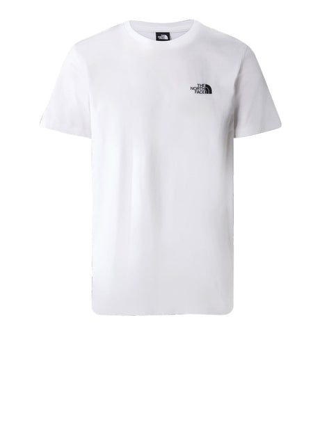 T-Shirt The North Face Uomo Simple Dome Tee Bianco The North Face  Angolo dello Sport