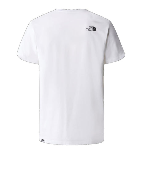 T-Shirt The North Face Uomo Simple Dome Tee Bianco The North Face  Angolo dello Sport