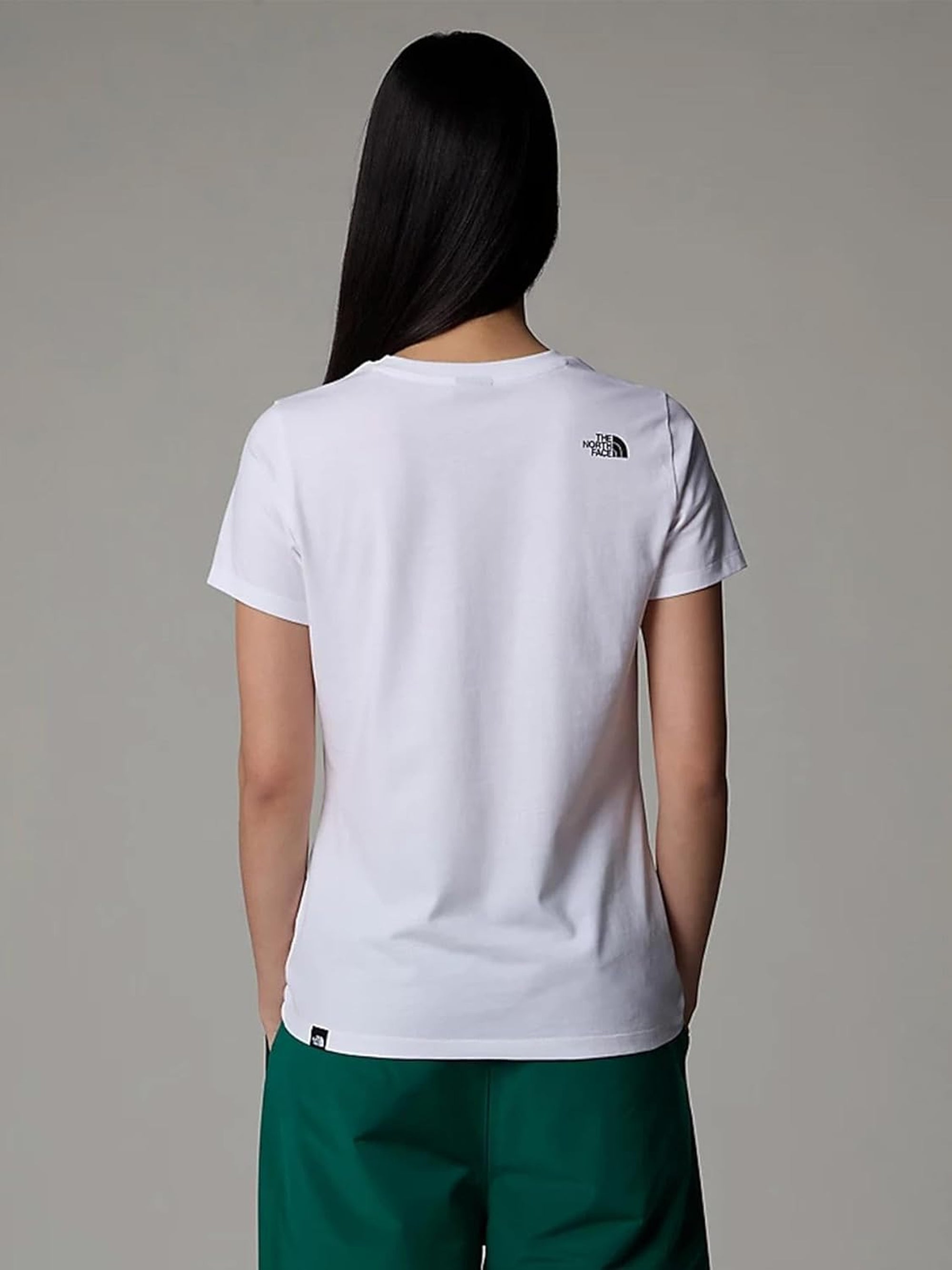 T-shirt THE NORTH FACE Donna S/S SIMPLE DOME SLIM Bianco