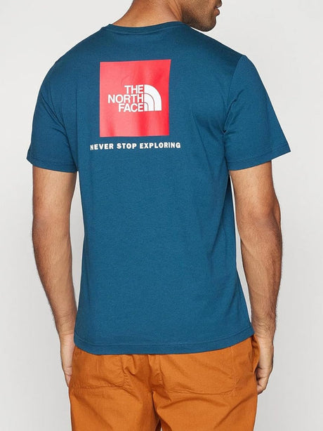 T-Shirt The North Face Uomo Redbox Tee Blu The North Face  Angolo dello Sport