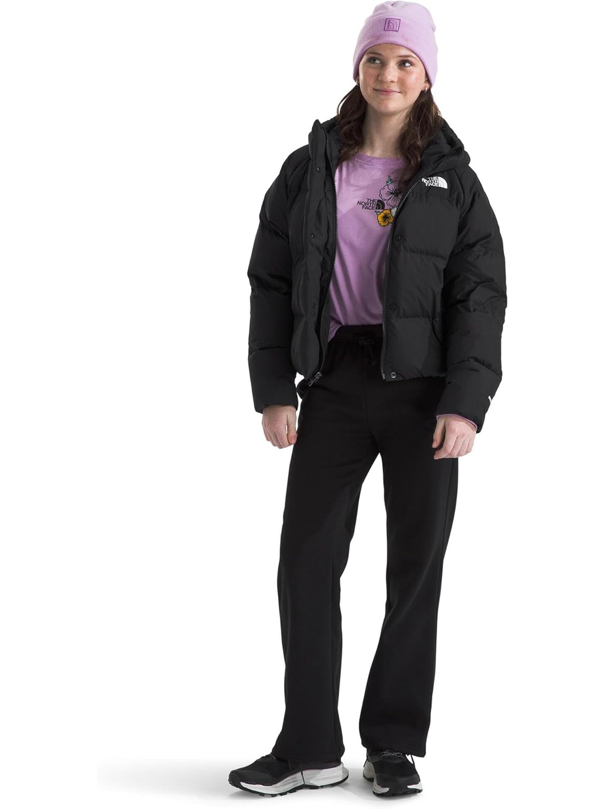 Piumino THE NORTH FACE Bambina NORTH DOWN HOODED Nero