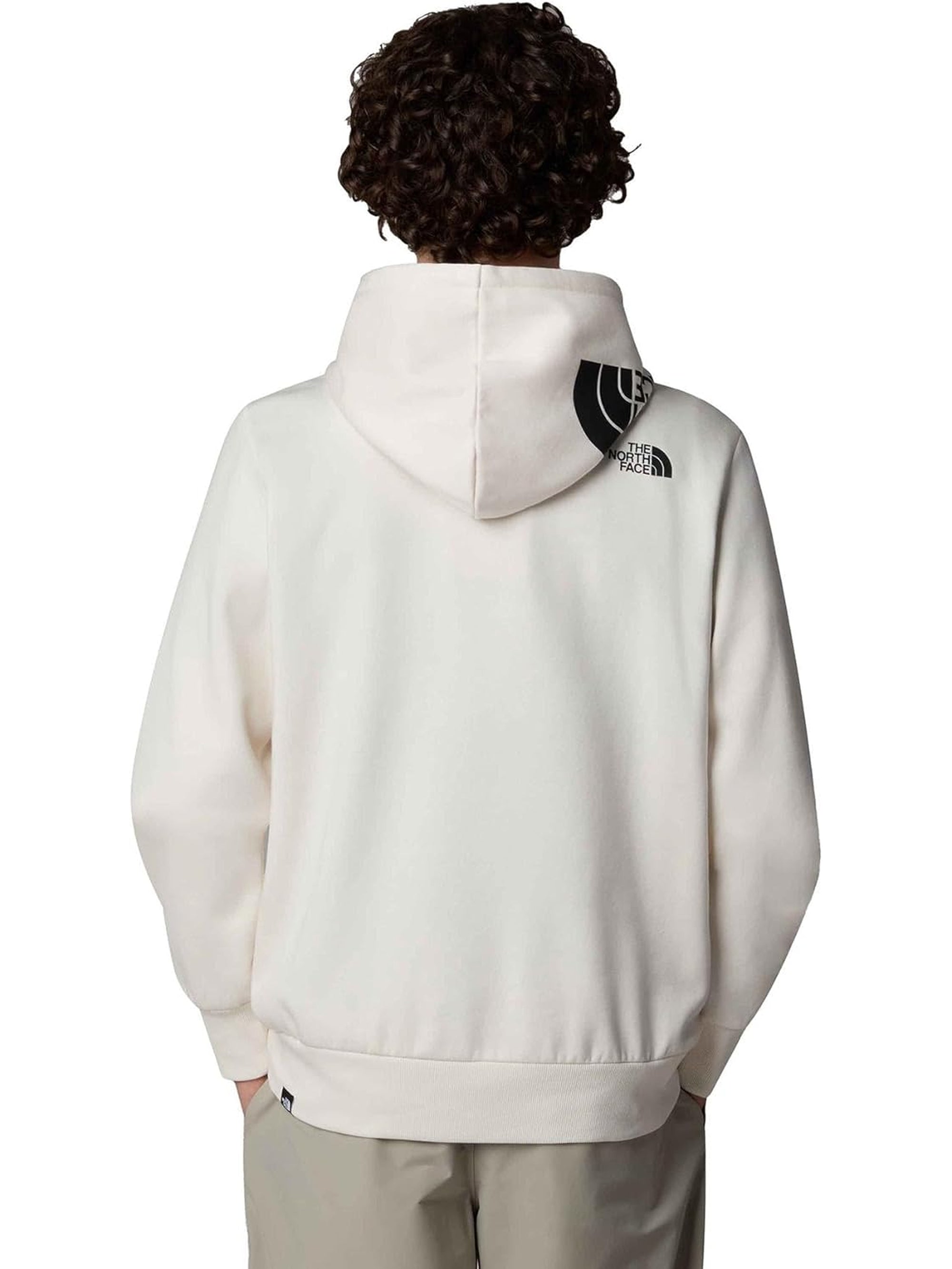 Felpa THE NORTH FACE Uomo HOOD LOGO Bianco