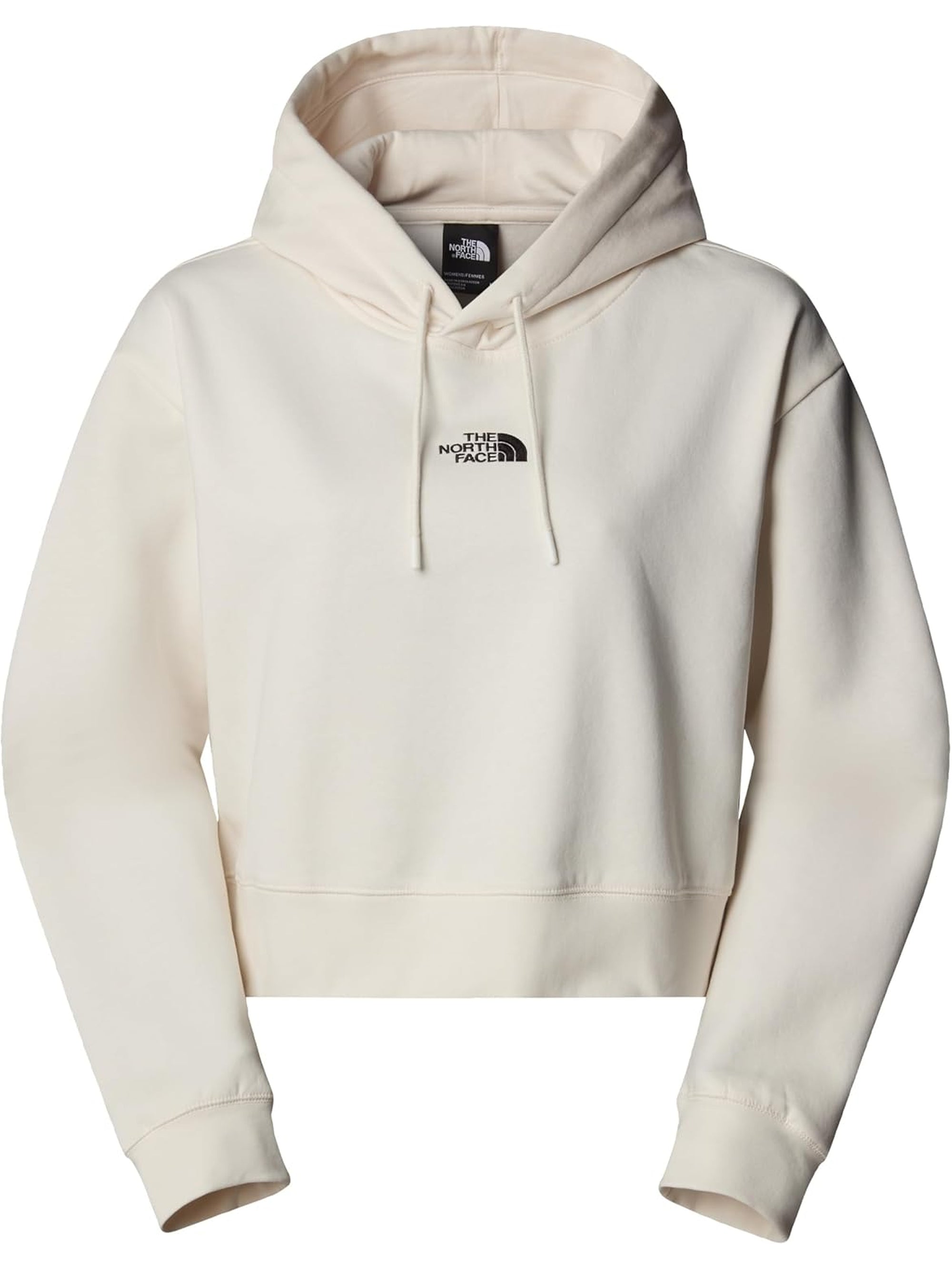 Felpa THE NORTH FACE Donna ESSENTIAL CROP HOODIE Bianco