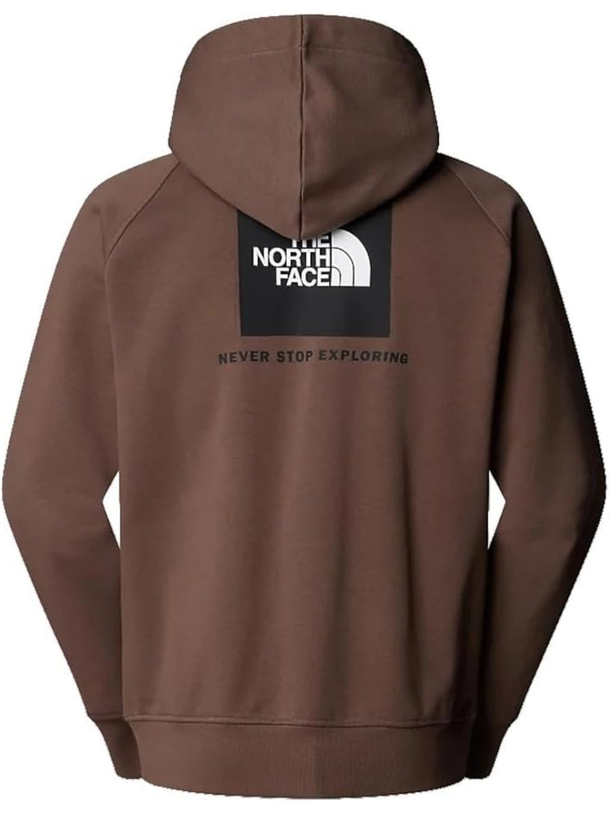 Felpa THE NORTH FACE Uomo RAGLAN BOX NSE HOODIE Marrone