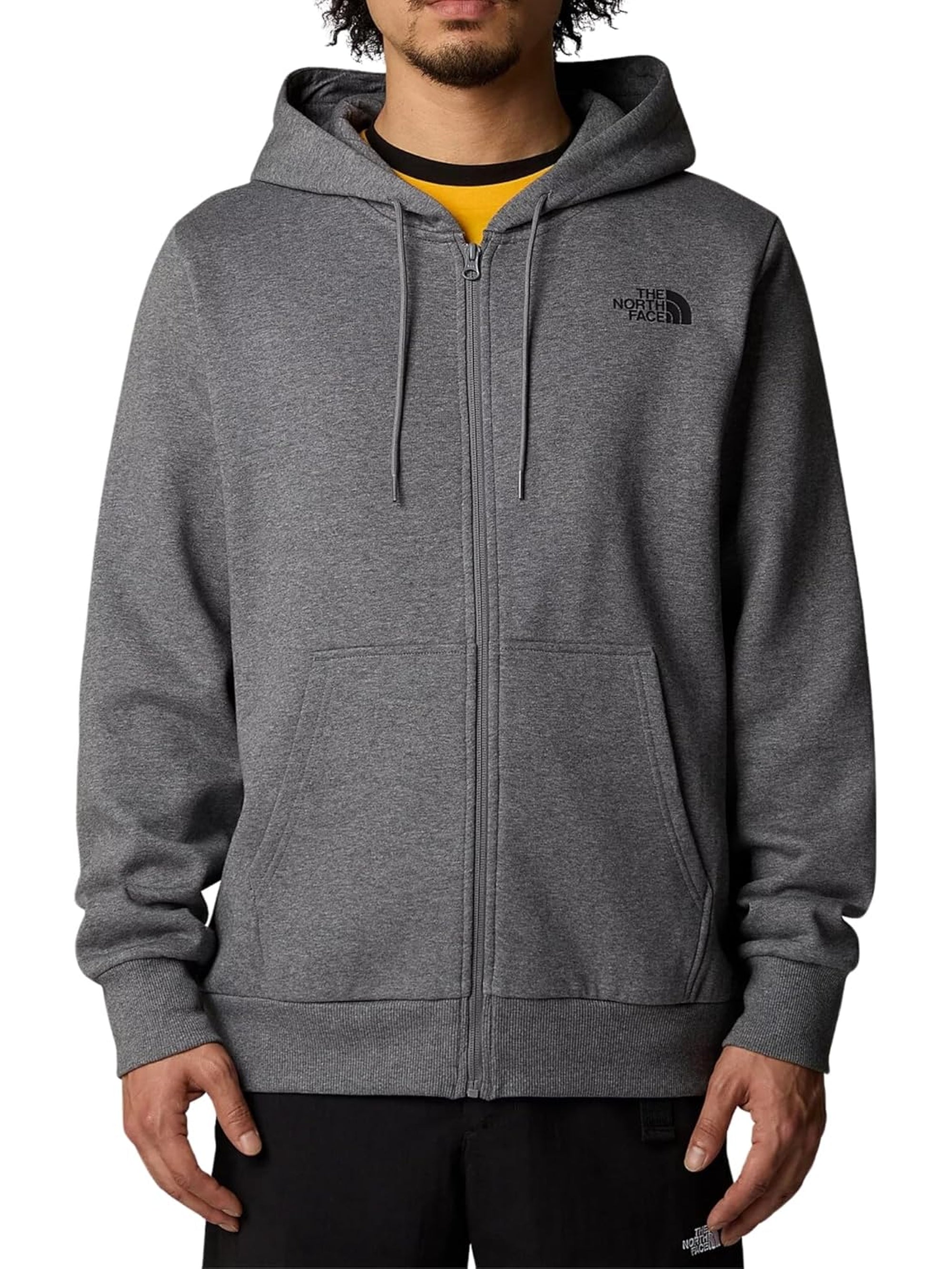 Felpa THE NORTH FACE Uomo SIMPLE DOME FULL ZIP HOODIE Grigio