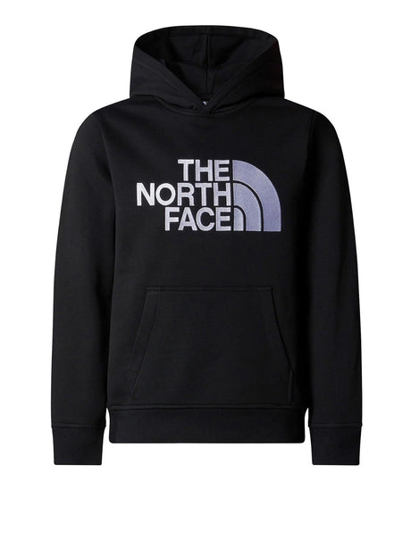 Felpa The North Face Bambino Drew Peak P/o Hoodie Nero The North Face  Angolo dello Sport