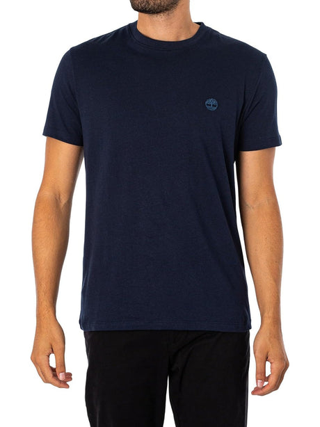 T-Shirt Timberland Uomo Dunstan Blu Timberland  Angolo dello Sport