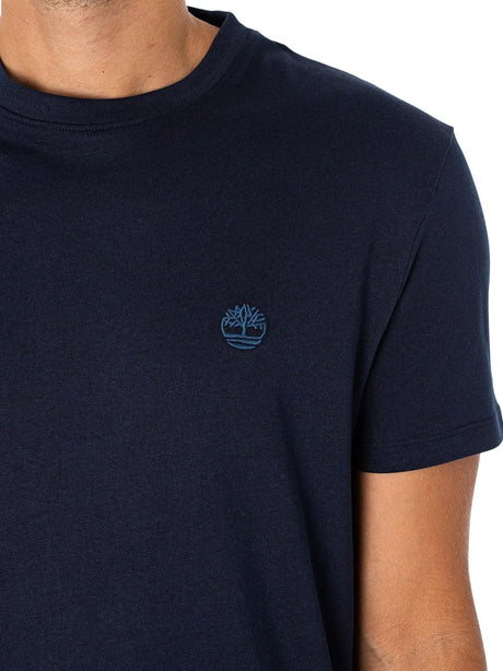T-Shirt Timberland Uomo Dunstan Blu Timberland  Angolo dello Sport