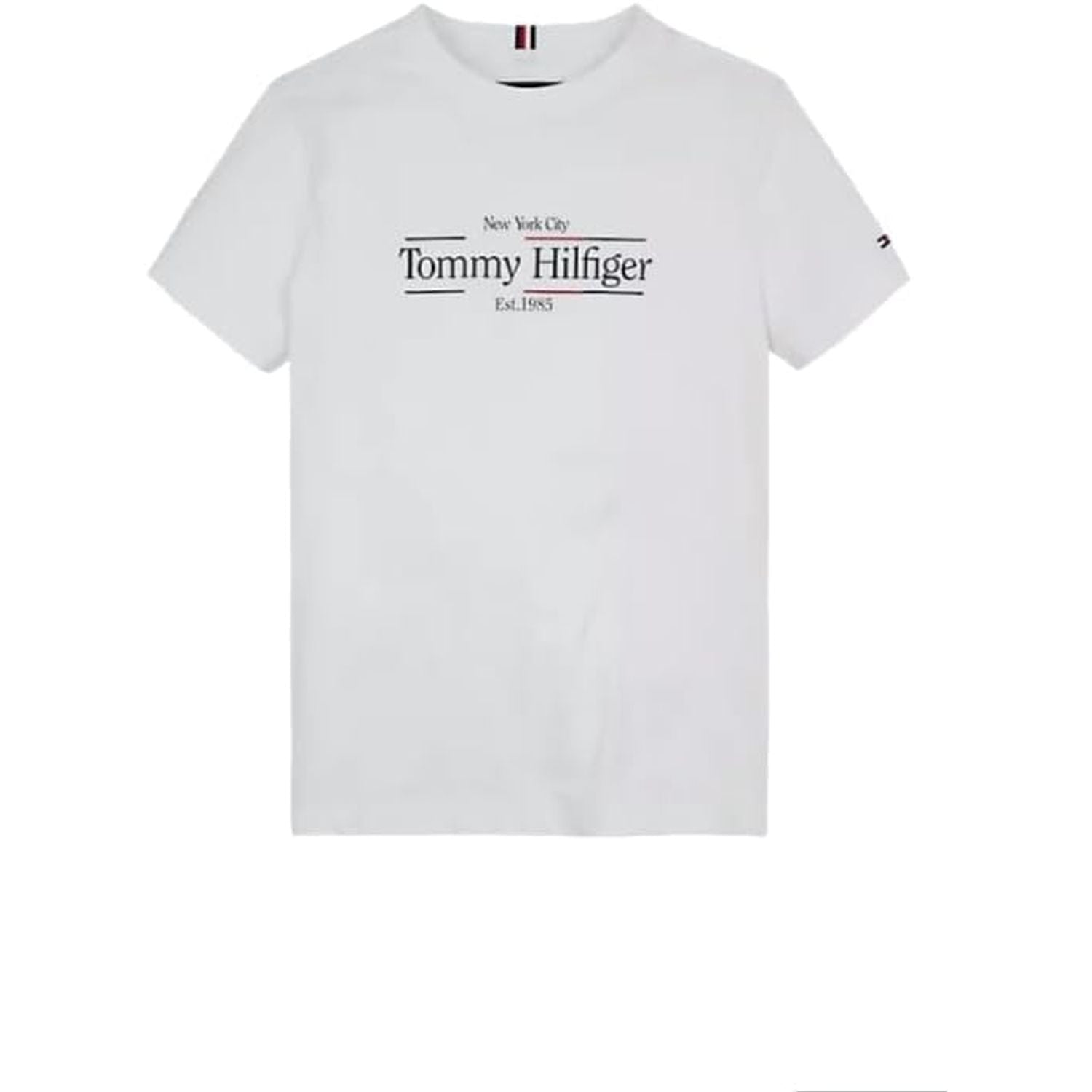 T-shirt TOMMY HILFIGER Bambino ICON PRINT REGULAR SS Bianco