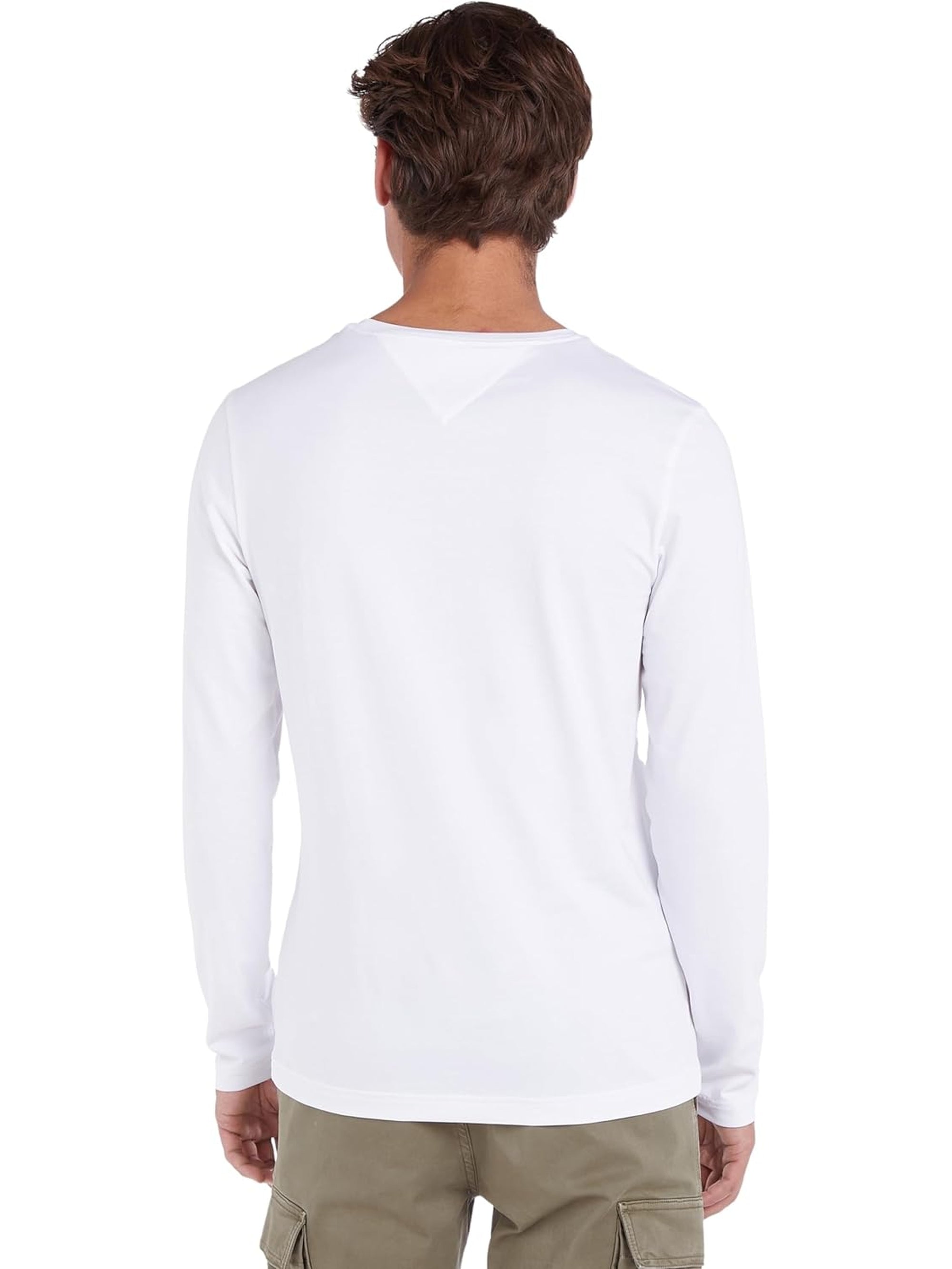 T-shirt TOMMY HILFIGER Uomo STRETCH SLIM FIT Bianco