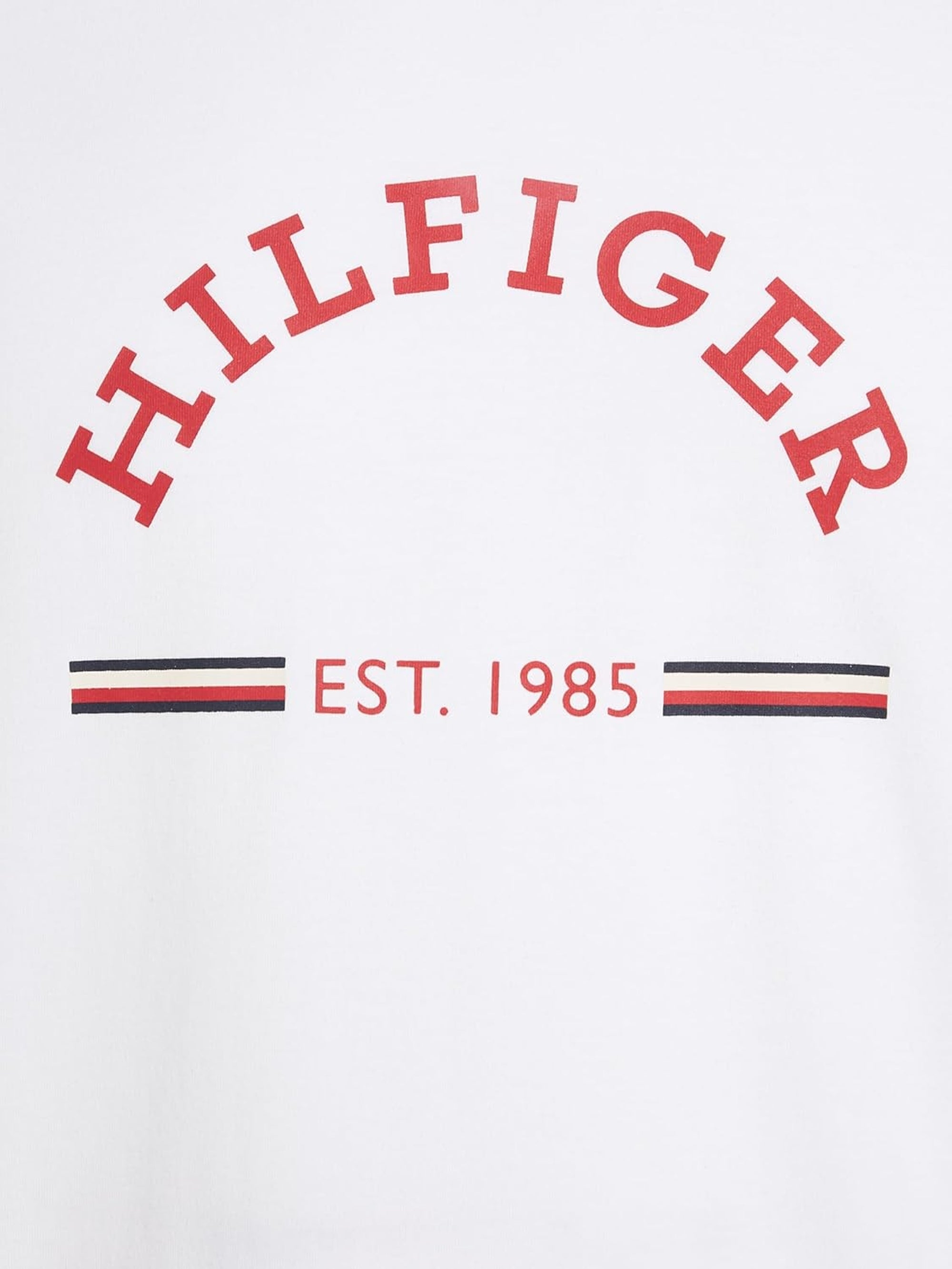 T-shirt TOMMY HILFIGER Uomo RWB ARCH Bianco