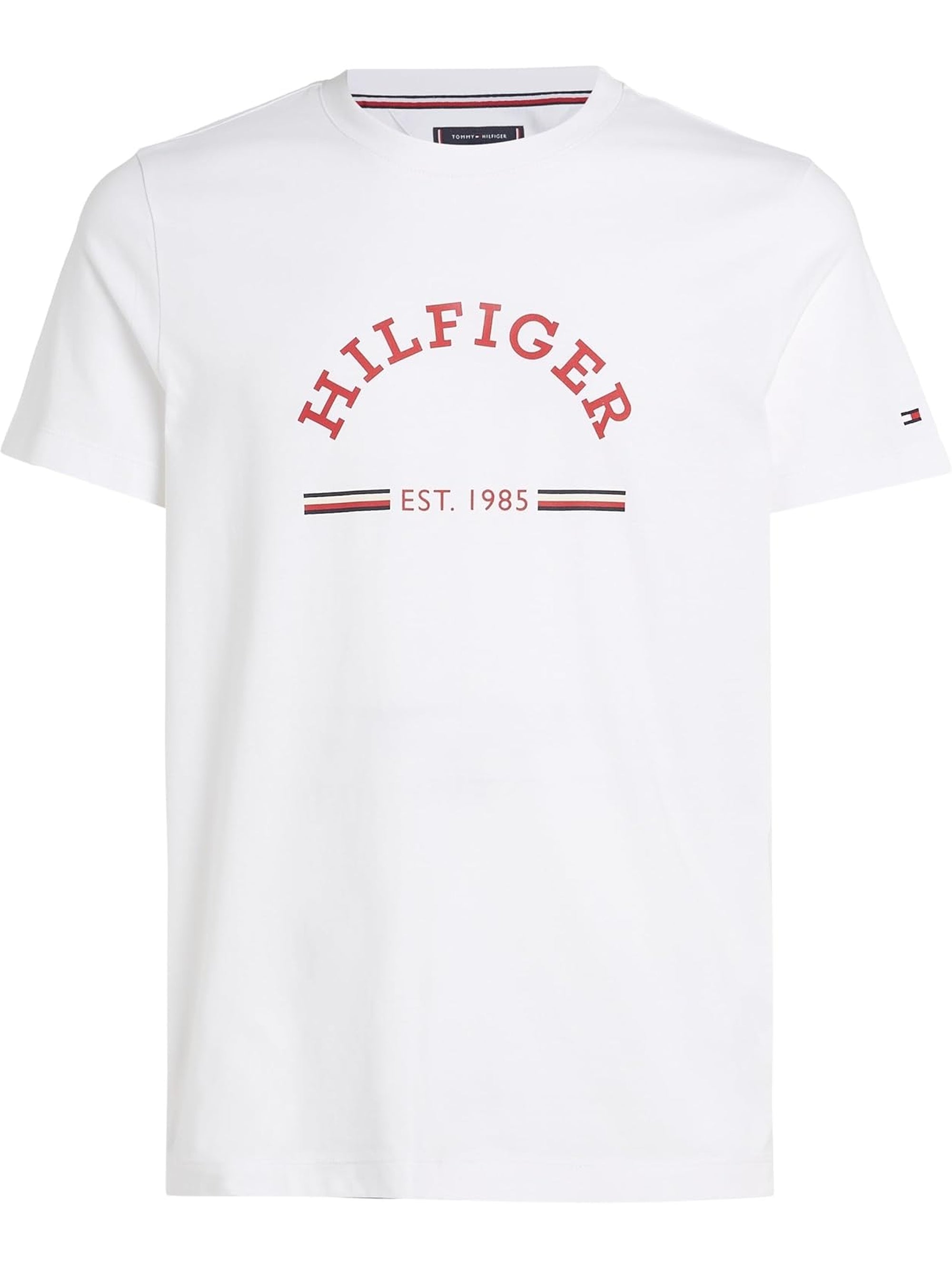 T-shirt TOMMY HILFIGER Uomo RWB ARCH Bianco