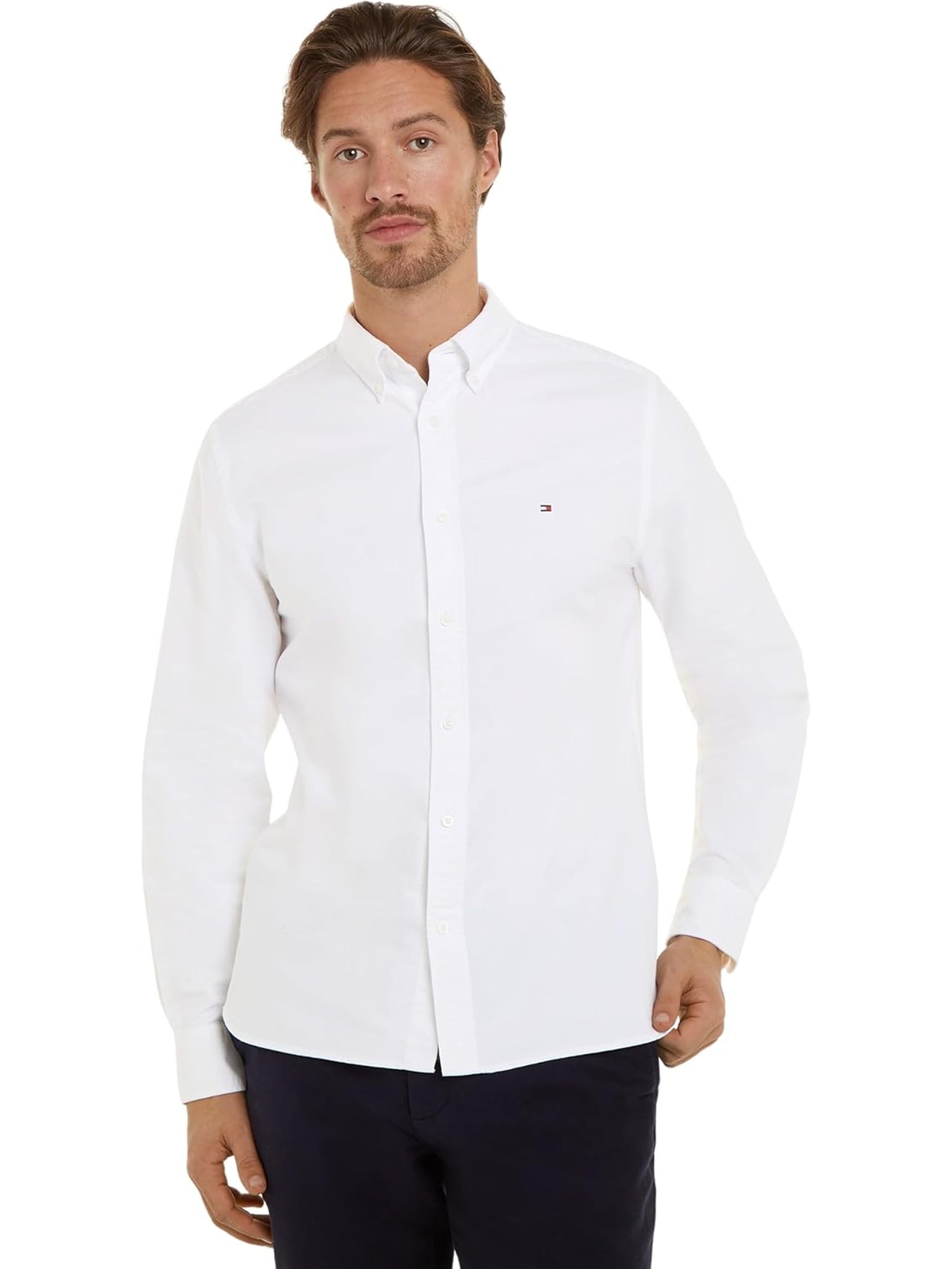 Camicia TOMMY HILFIGER Uomo SOLID HERITAGE Bianco