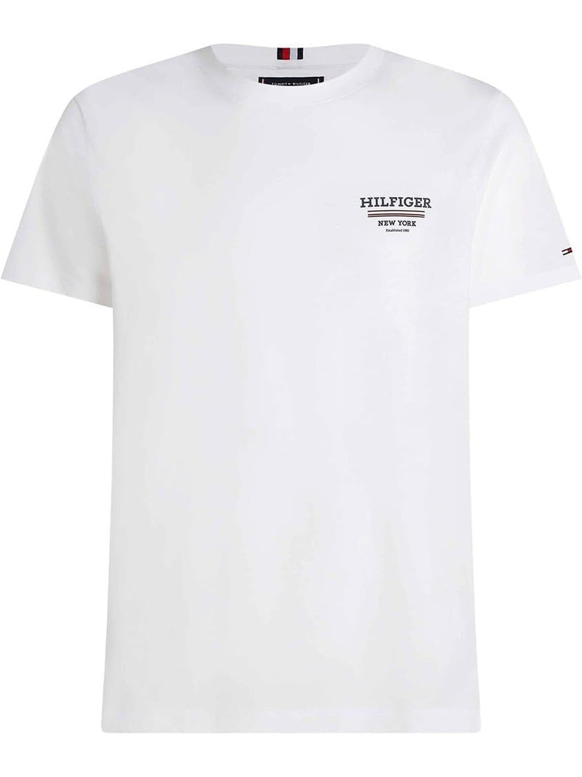 T-shirt TOMMY HILFIGER Uomo GLOBAL Bianco