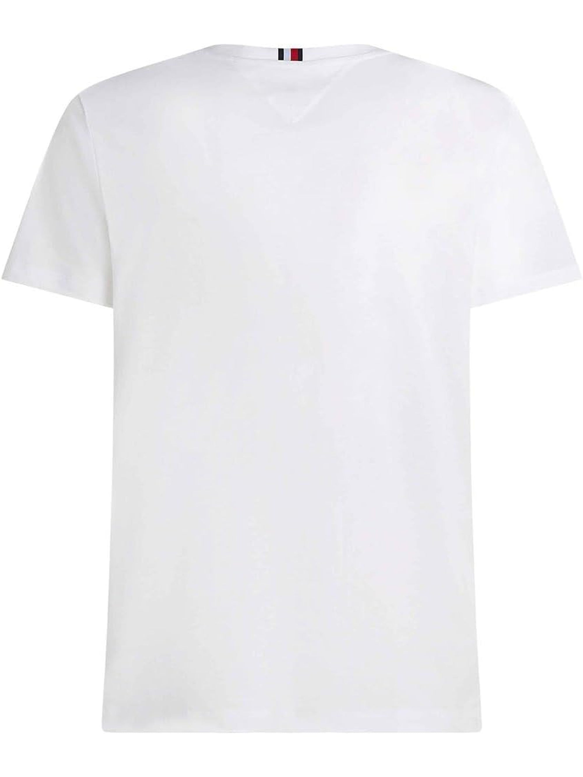 T-shirt TOMMY HILFIGER Uomo GLOBAL Bianco