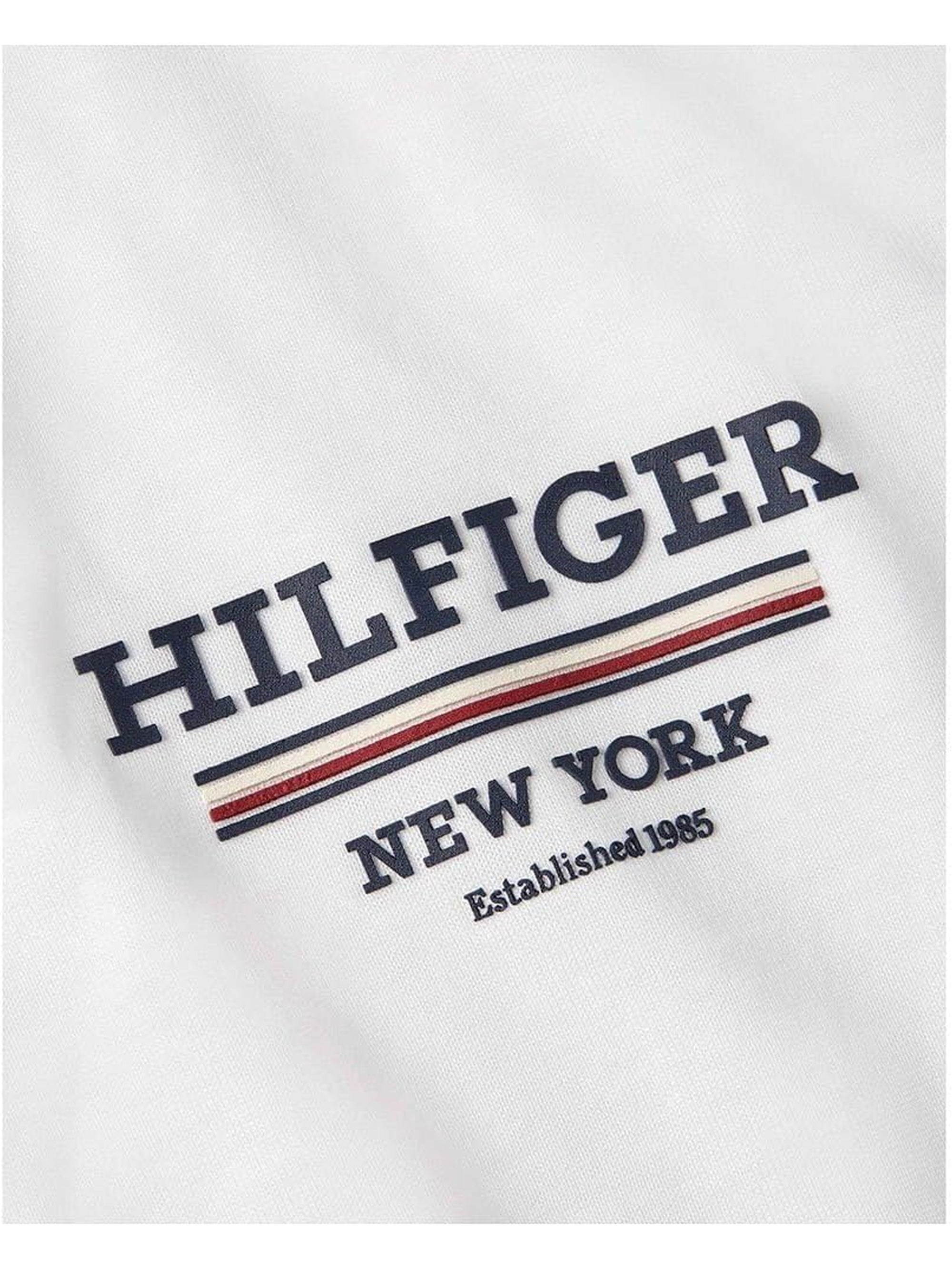 T-shirt TOMMY HILFIGER Uomo GLOBAL Bianco