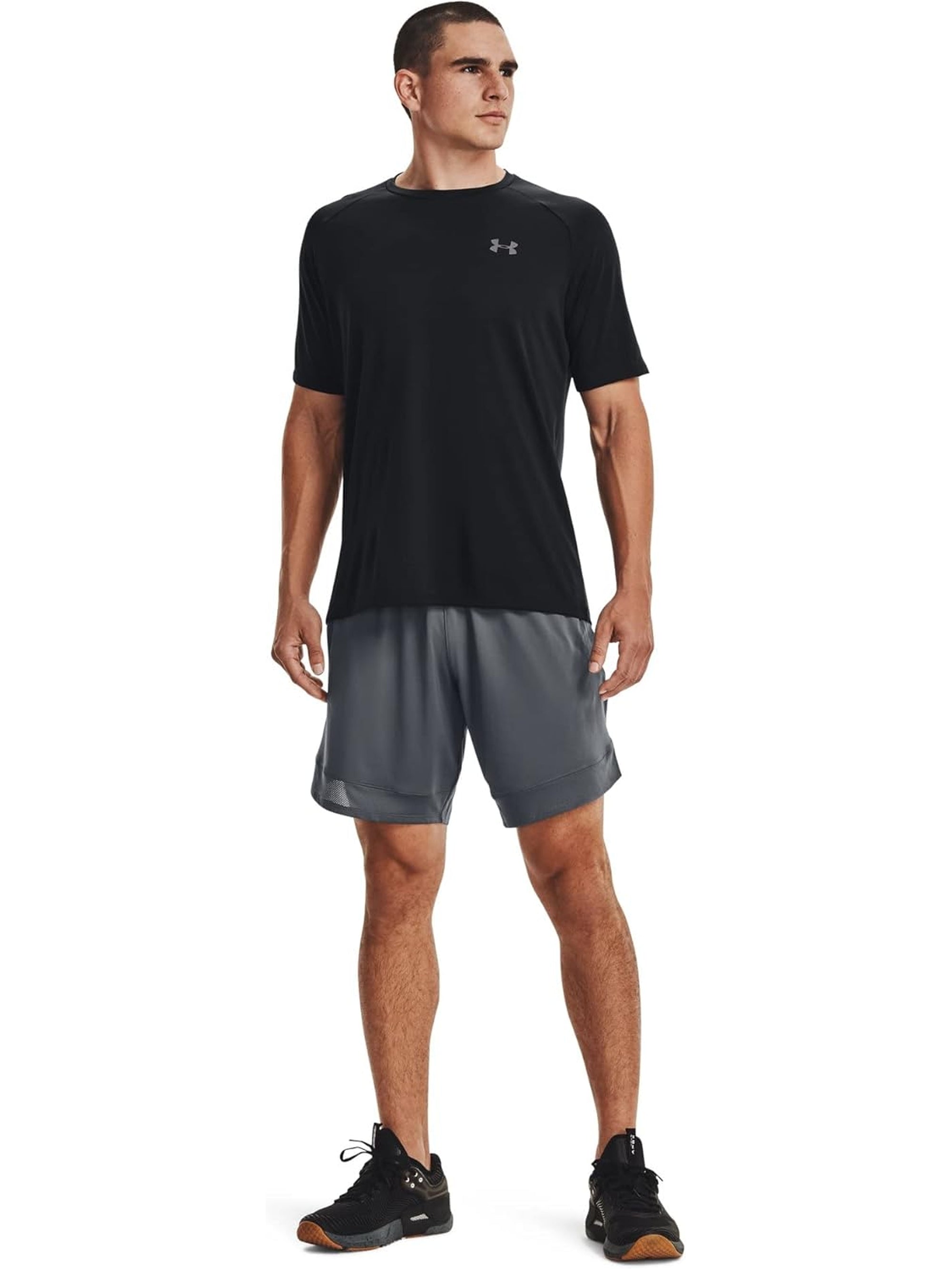 T-shirt Sportiva UNDER ARMOUR Uomo Nero