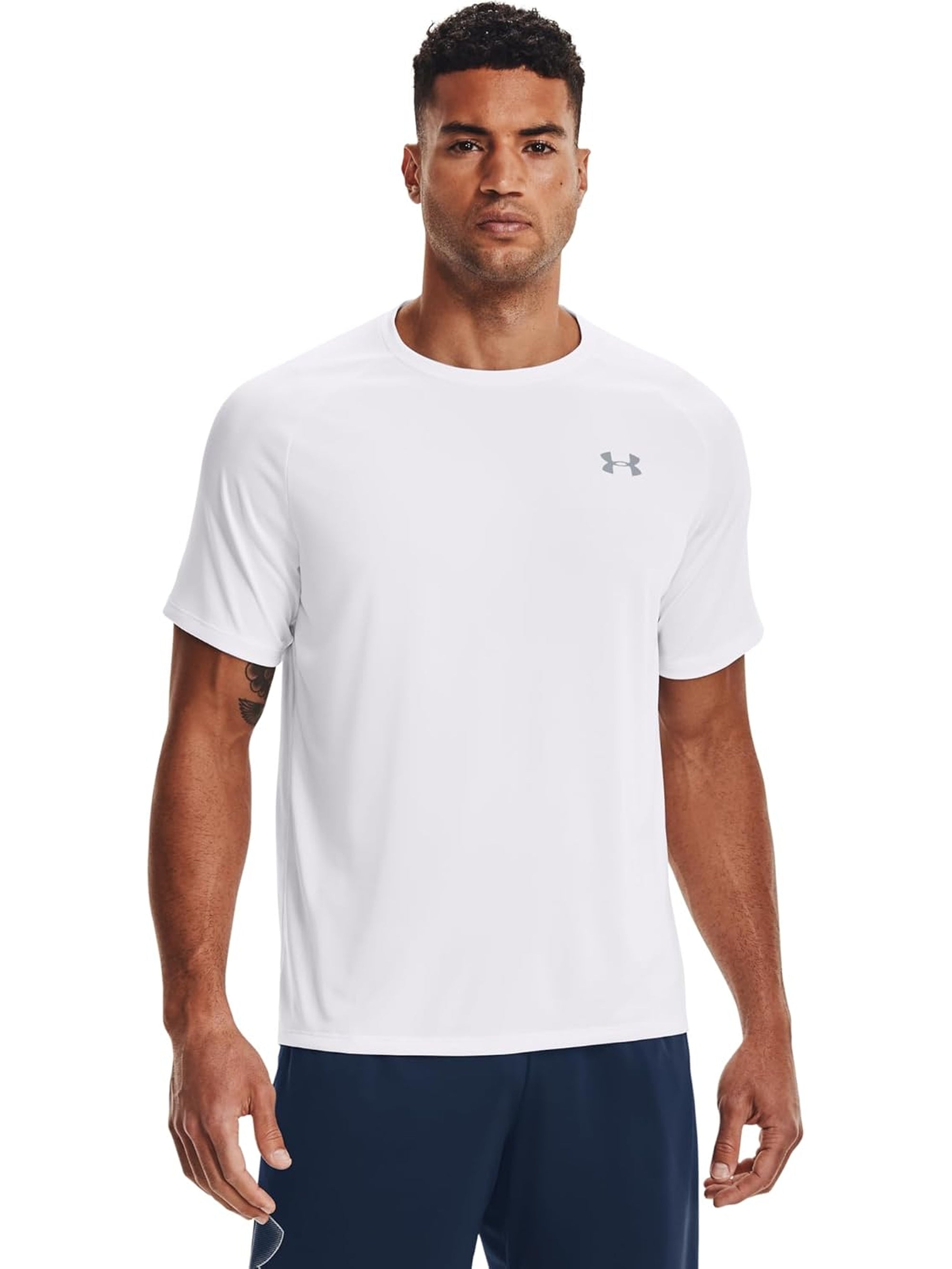 T-shirt Sportiva UNDER ARMOUR Uomo Bianco