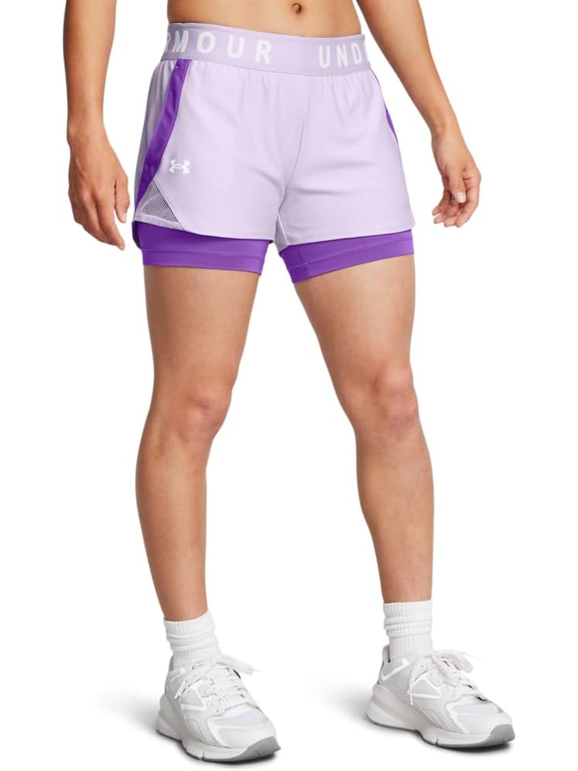 Pantaloncino Sportivo UNDER ARMOUR Donna Viola