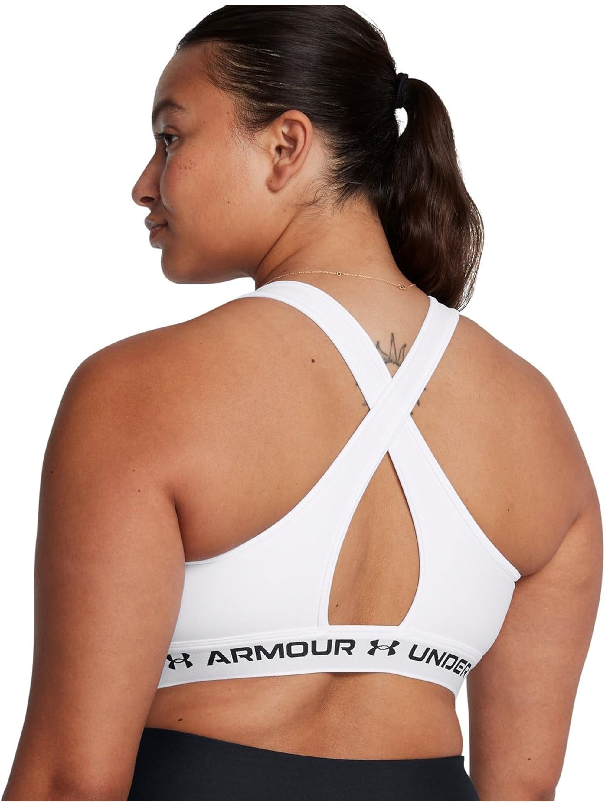 Reggiseno UNDER ARMOUR Donna CROSSBACK MID BRA Bianco