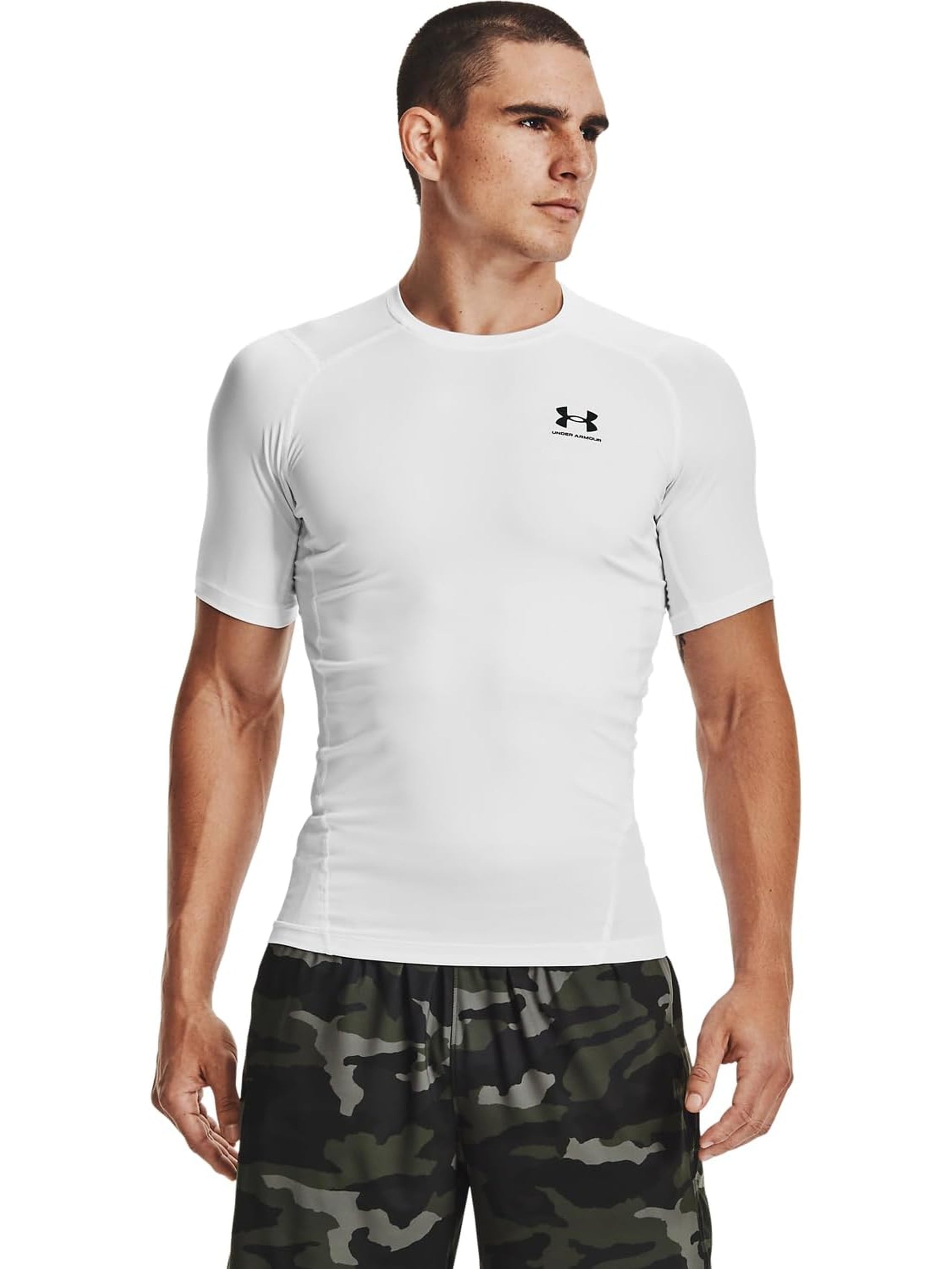 T-shirt Sportiva UNDER ARMOUR Uomo Bianco