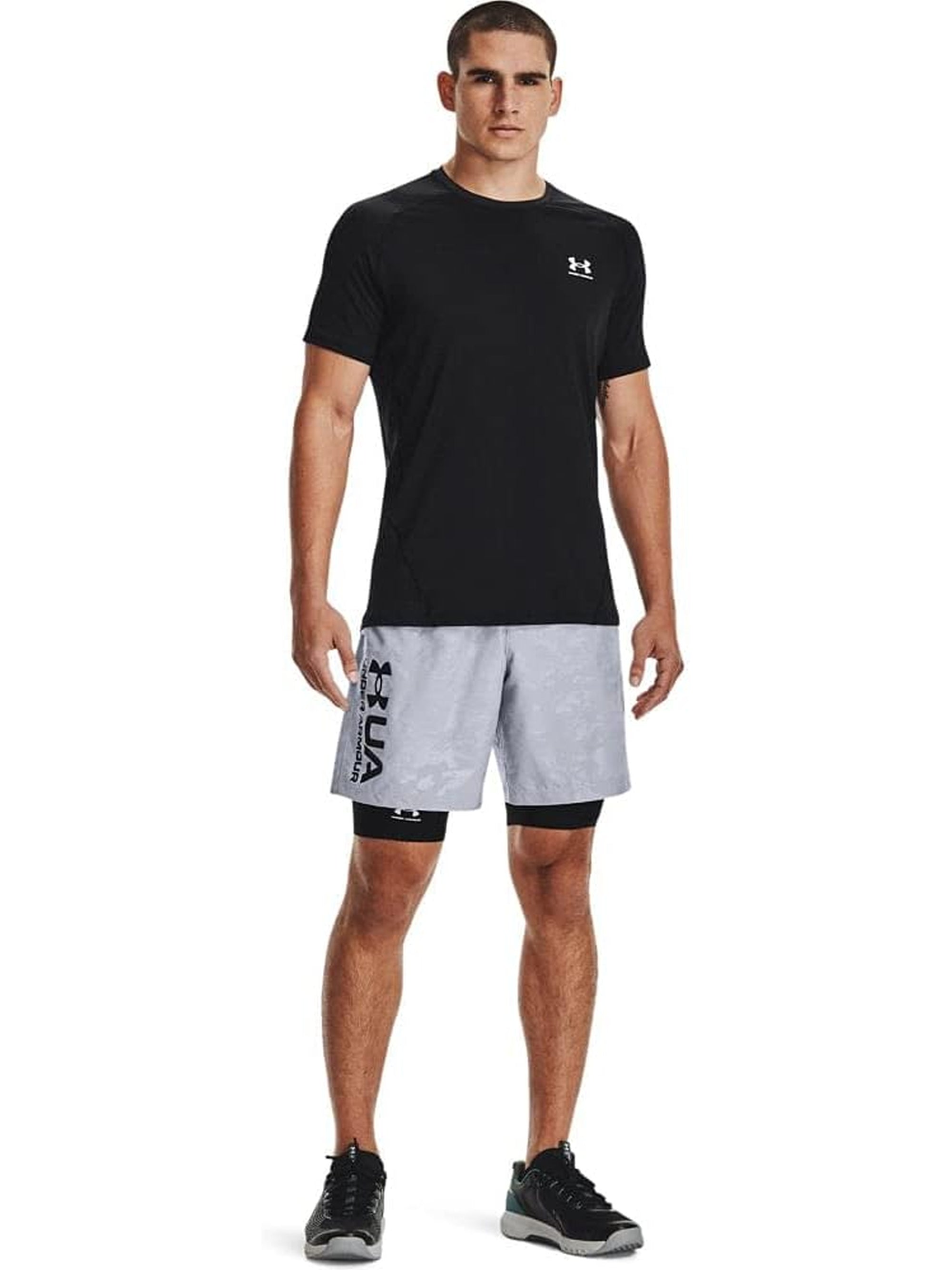 T-shirt Sportiva UNDER ARMOUR Uomo Nero