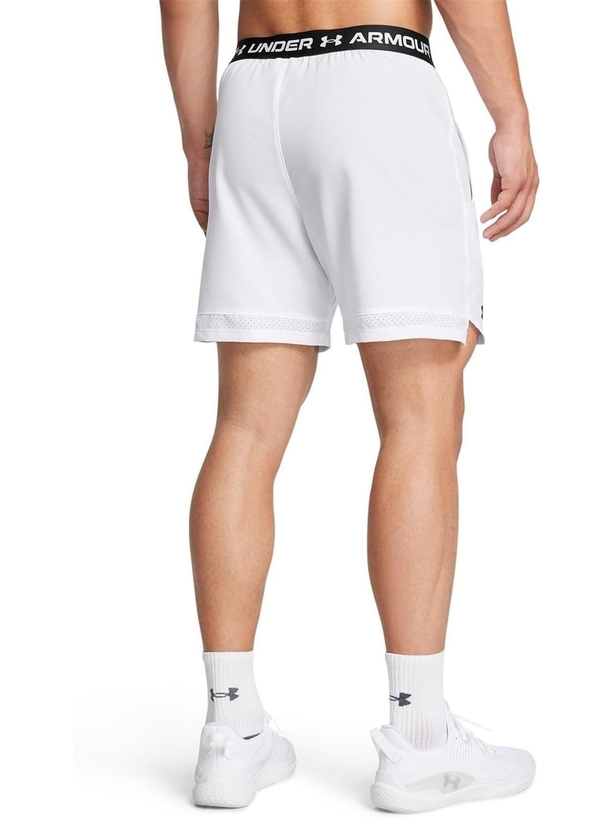 Pantaloncino Sportivo UNDER ARMOUR Uomo UA VANISH WOVEN 6IN SHORTS Bianco