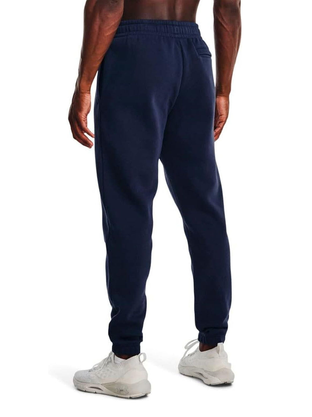 Pantalone Felpa Under Armour Uomo Blu Under Armour  Angolo dello Sport