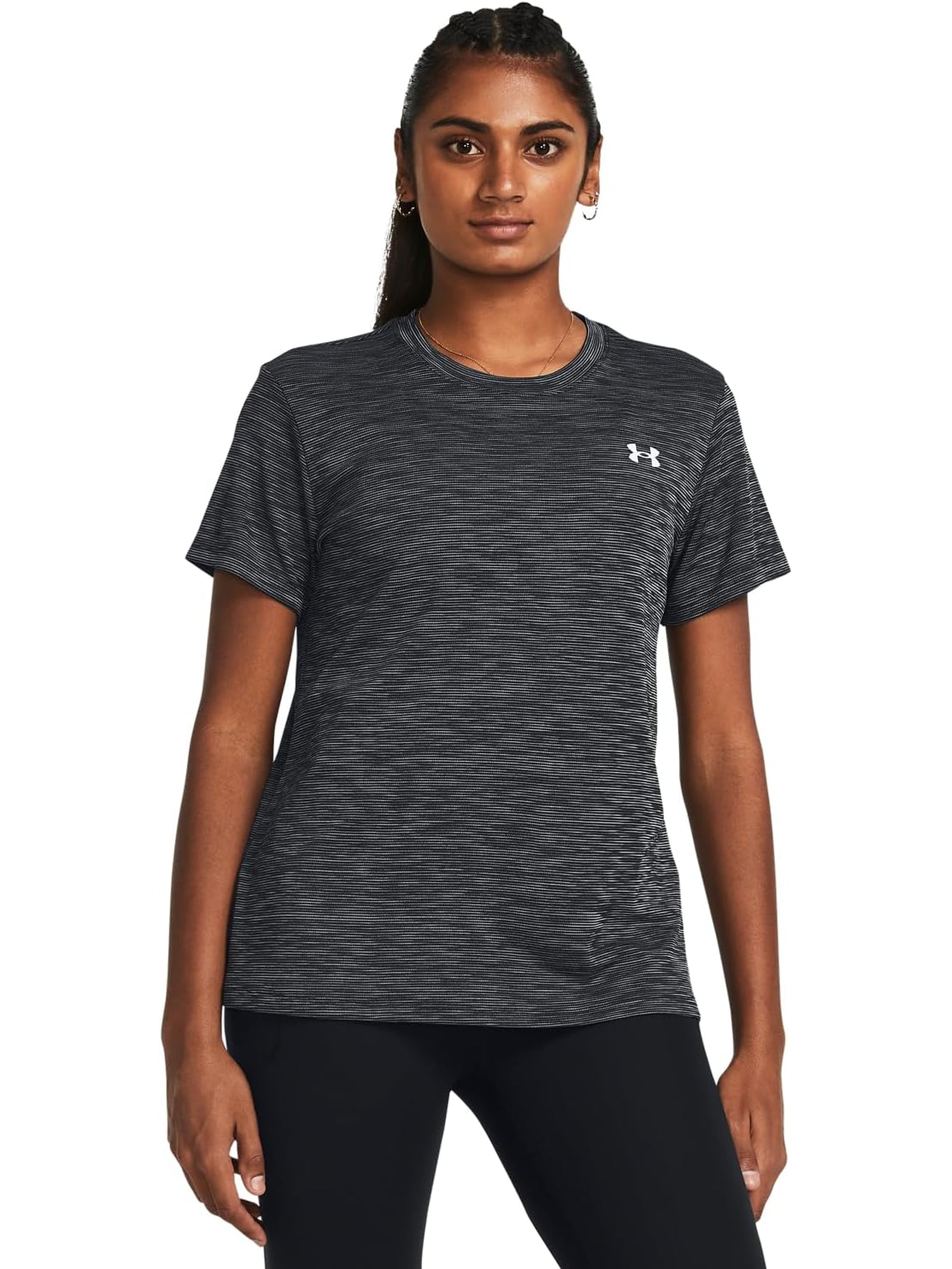 T-shirt Sportiva UNDER ARMOUR Donna Nero