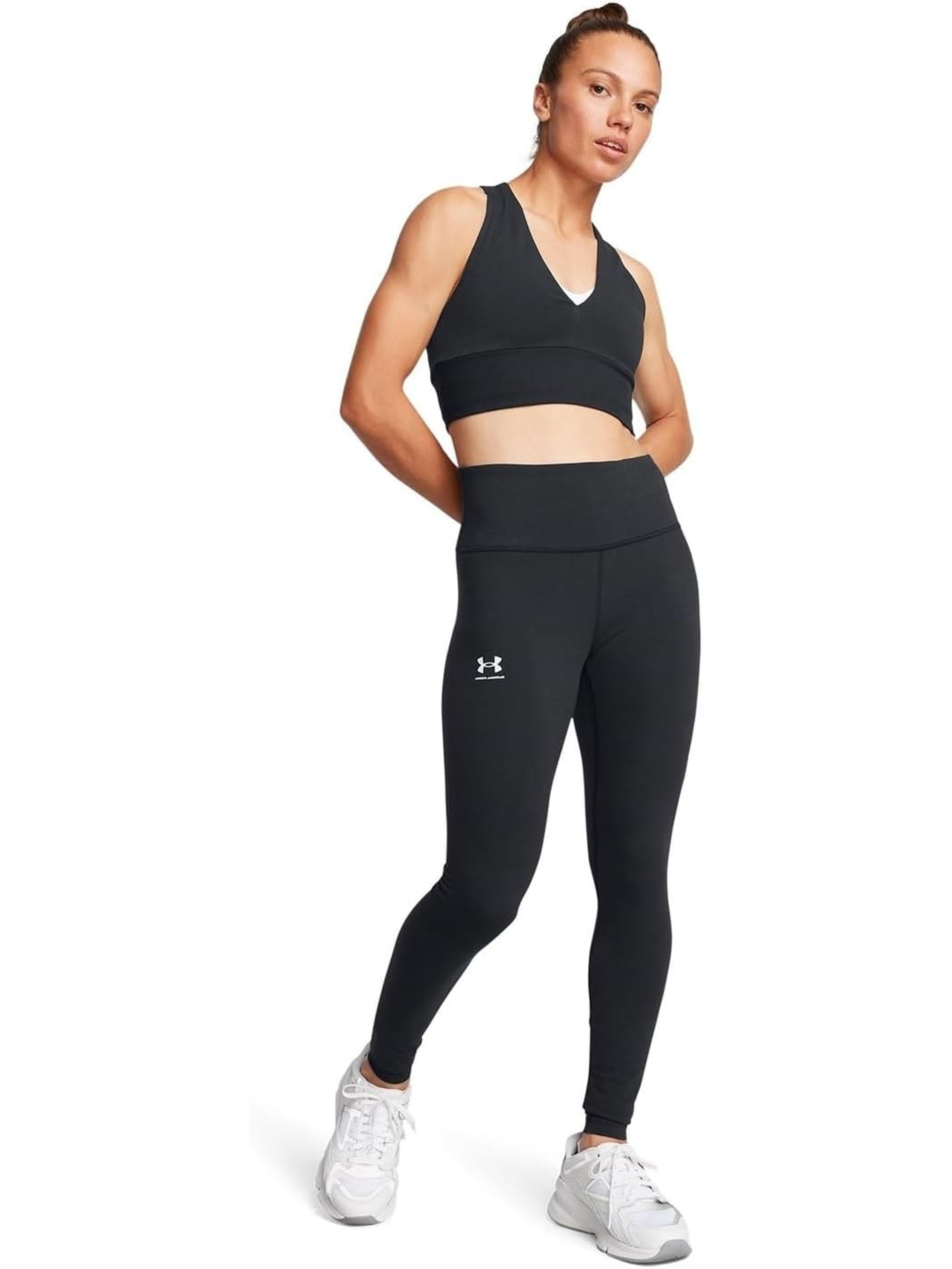 Leggings Sportivo UNDER ARMOUR Donna Nero