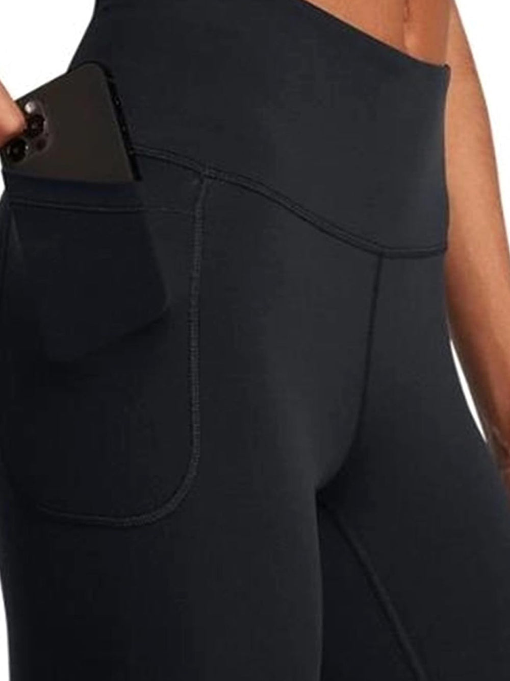 Leggings Sportivo Under Armour Donna Motion Ankle Leg Emea Nero Under Armour  Angolo dello Sport