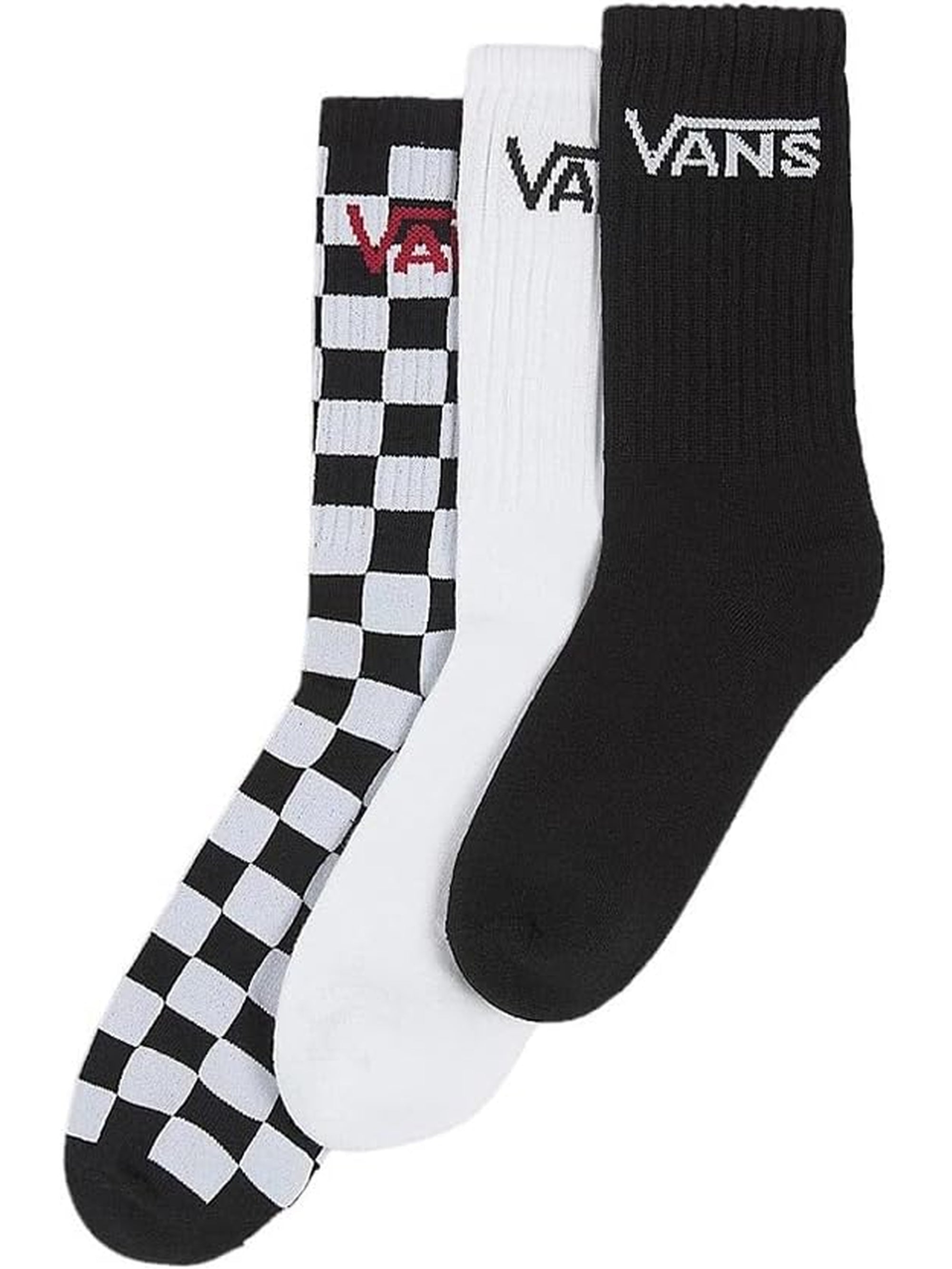 Calze VANS Bambino CLASSIC VANS CREW SOCK Bianco e Nero