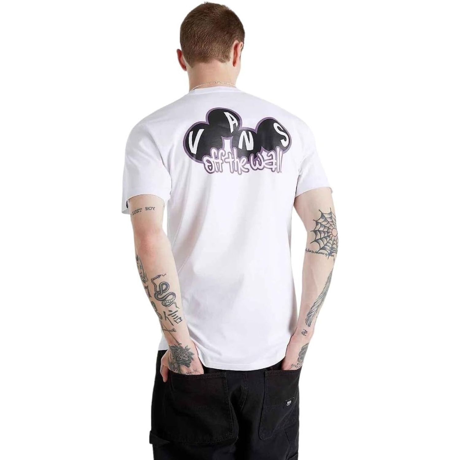 T-shirt VANS Uomo SCUTTLE SS Bianco