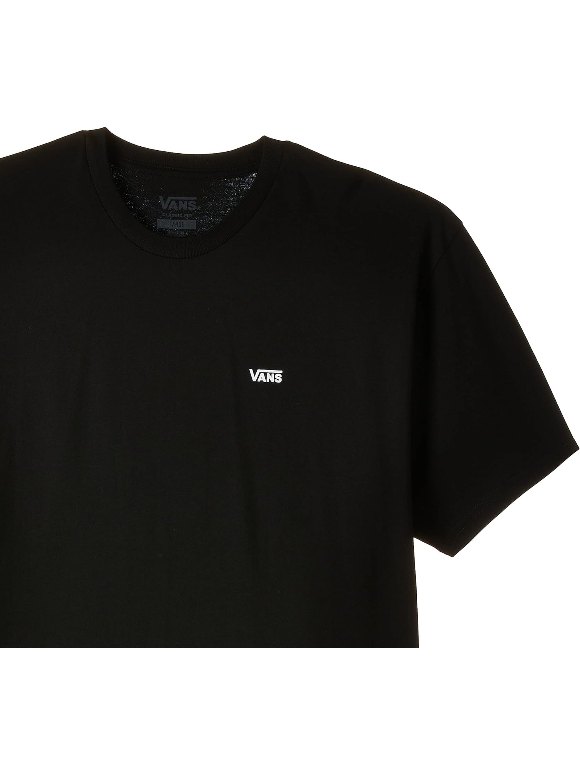 T-shirt VANS Uomo LEFT CHEST LOGO TEE Bianco e Nero