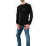 T-shirt VANS Uomo MN LEFT CHEST HIT LS Bianco e Nero