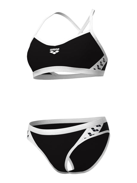 Costume Sportivo Arena Donna - Bianco e Nero