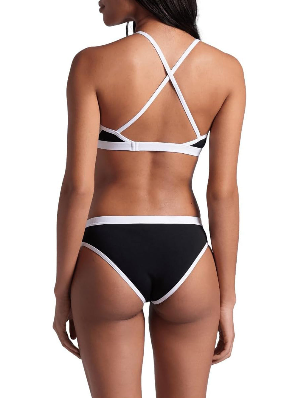 Costume Sportivo Arena Donna - Bianco e Nero