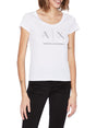 T-Shirt Armani Exchange Donna - Bianco