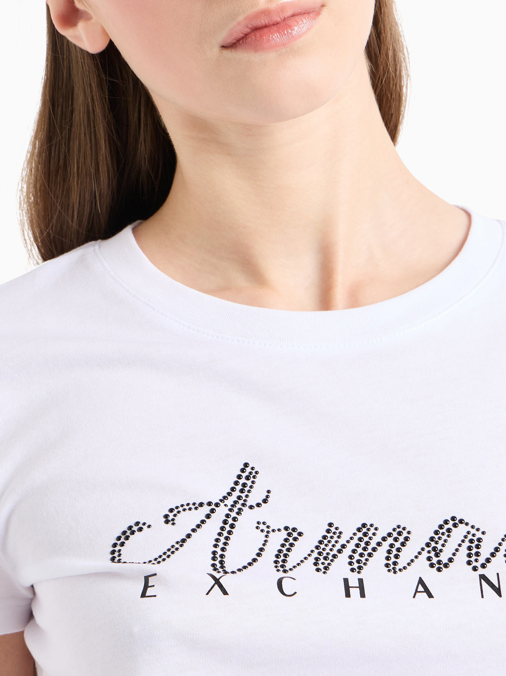 T-Shirt Armani Exchange Donna - Bianco