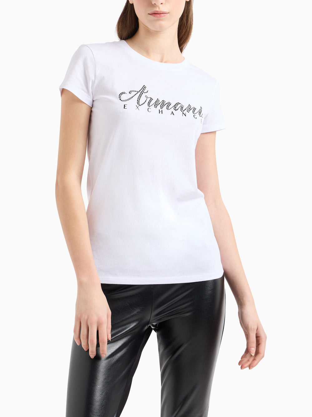 T-Shirt Armani Exchange Donna - Bianco